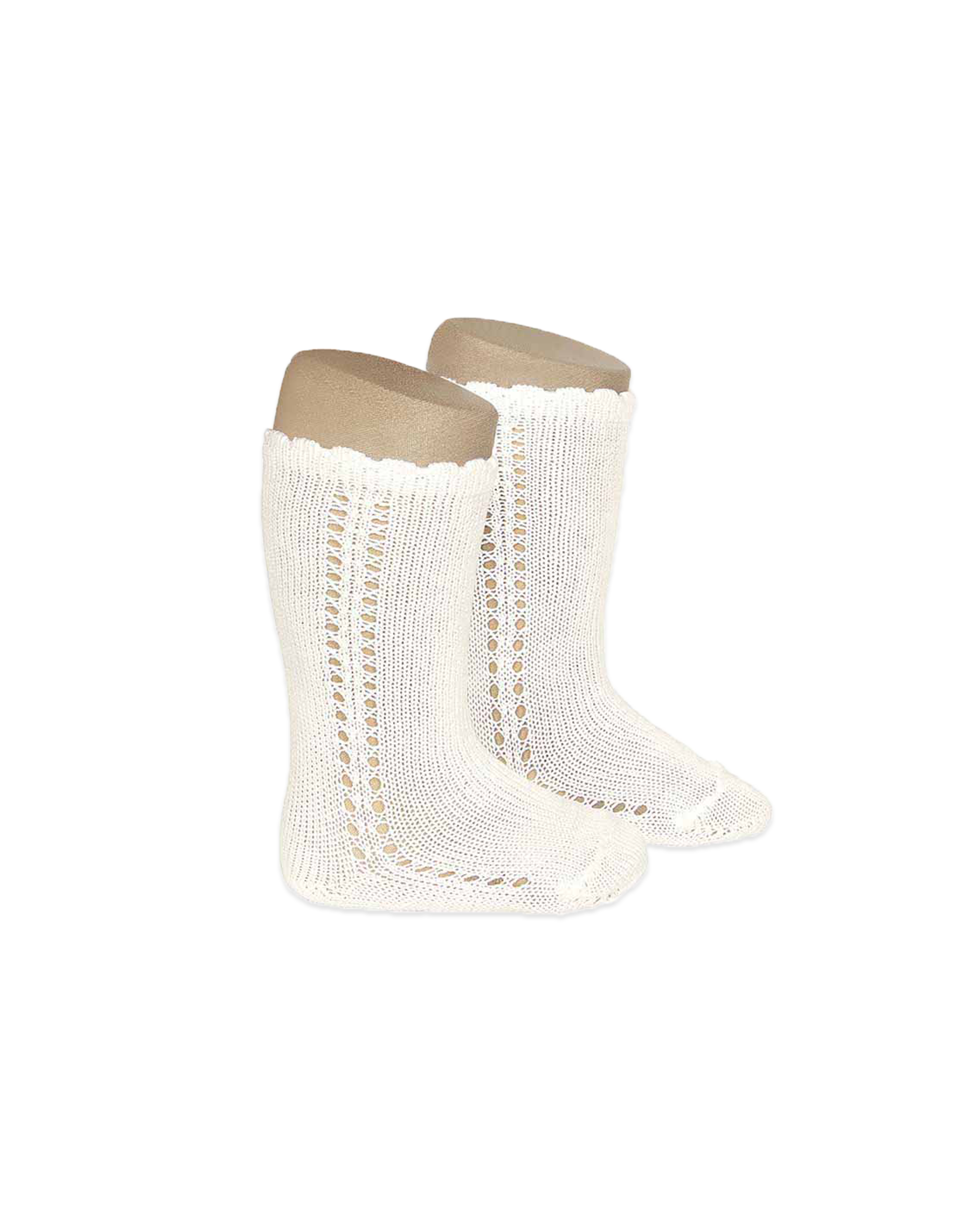  Image of Perle Knee-High Socks With Side Openwork Kids