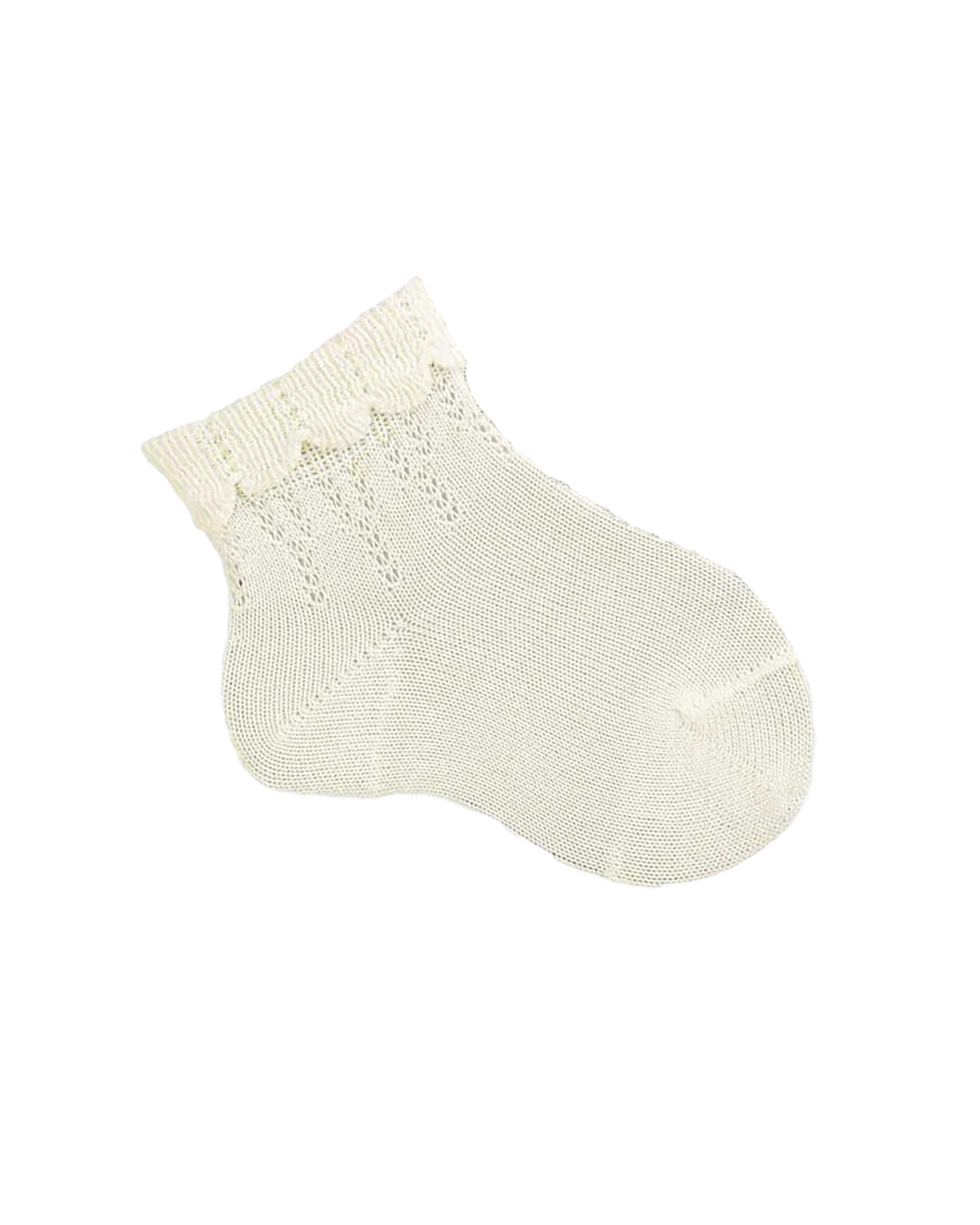  Image of Ceremony ankle socks with openwork and folded cuff kids
