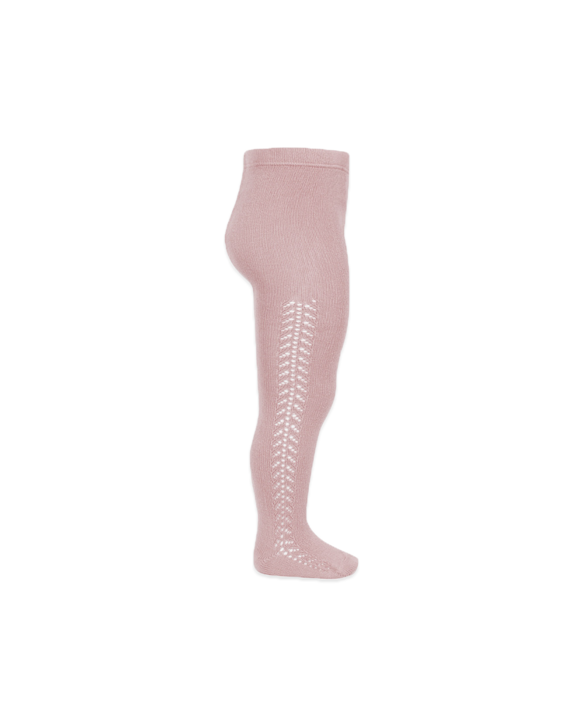  Image of Warm Cotton Tights With Side Openwork Baby