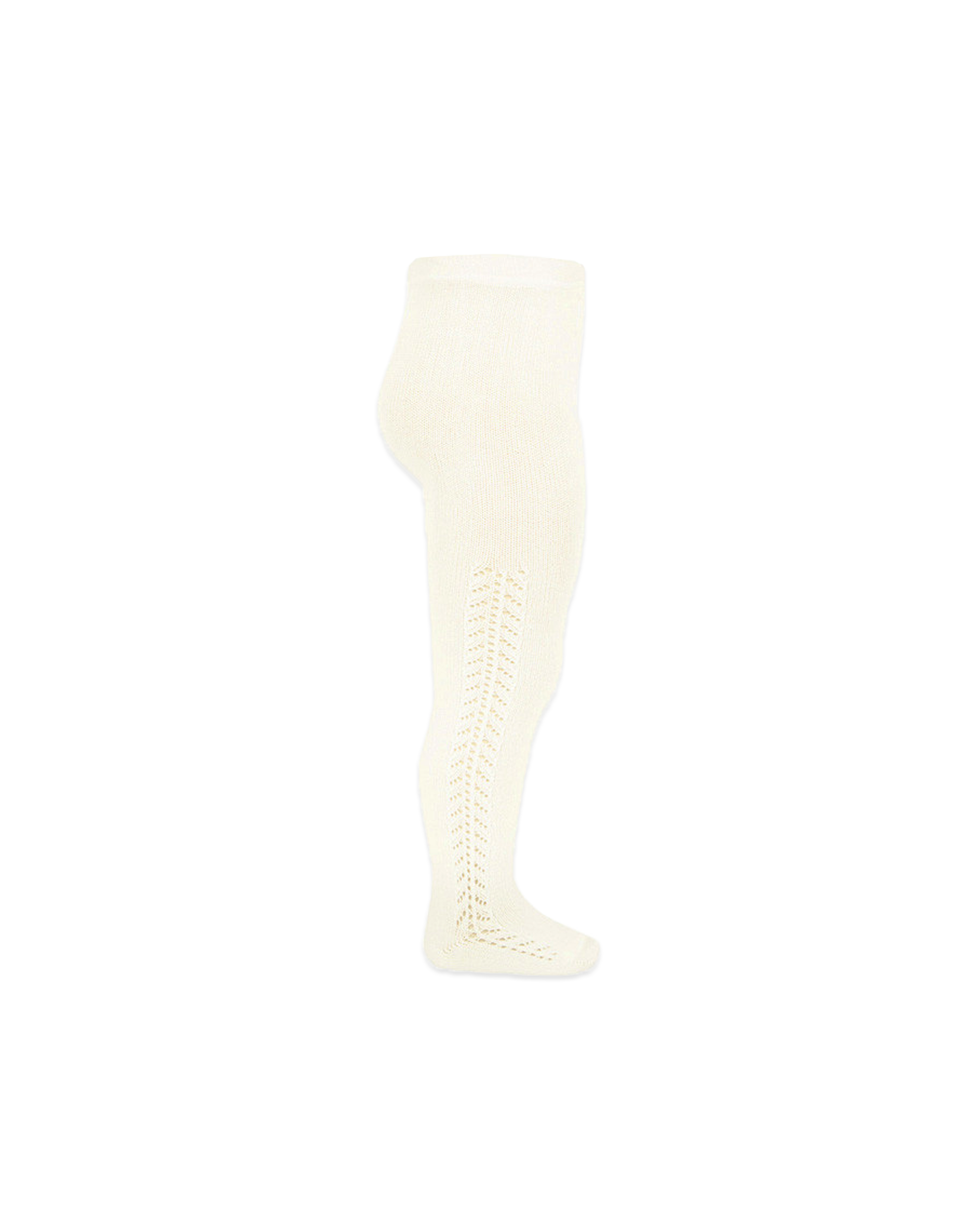  Image of Warm Cotton Tights With Side Openwork Kids