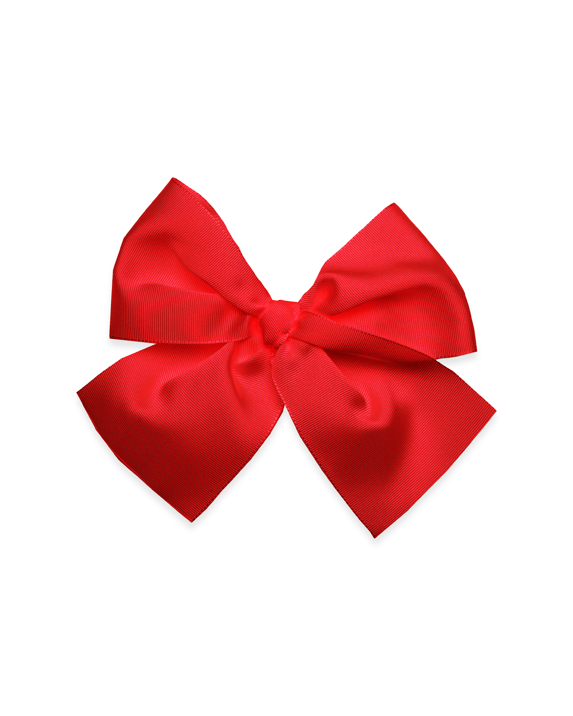  Image of Hair Clip With Grosgrain Bow