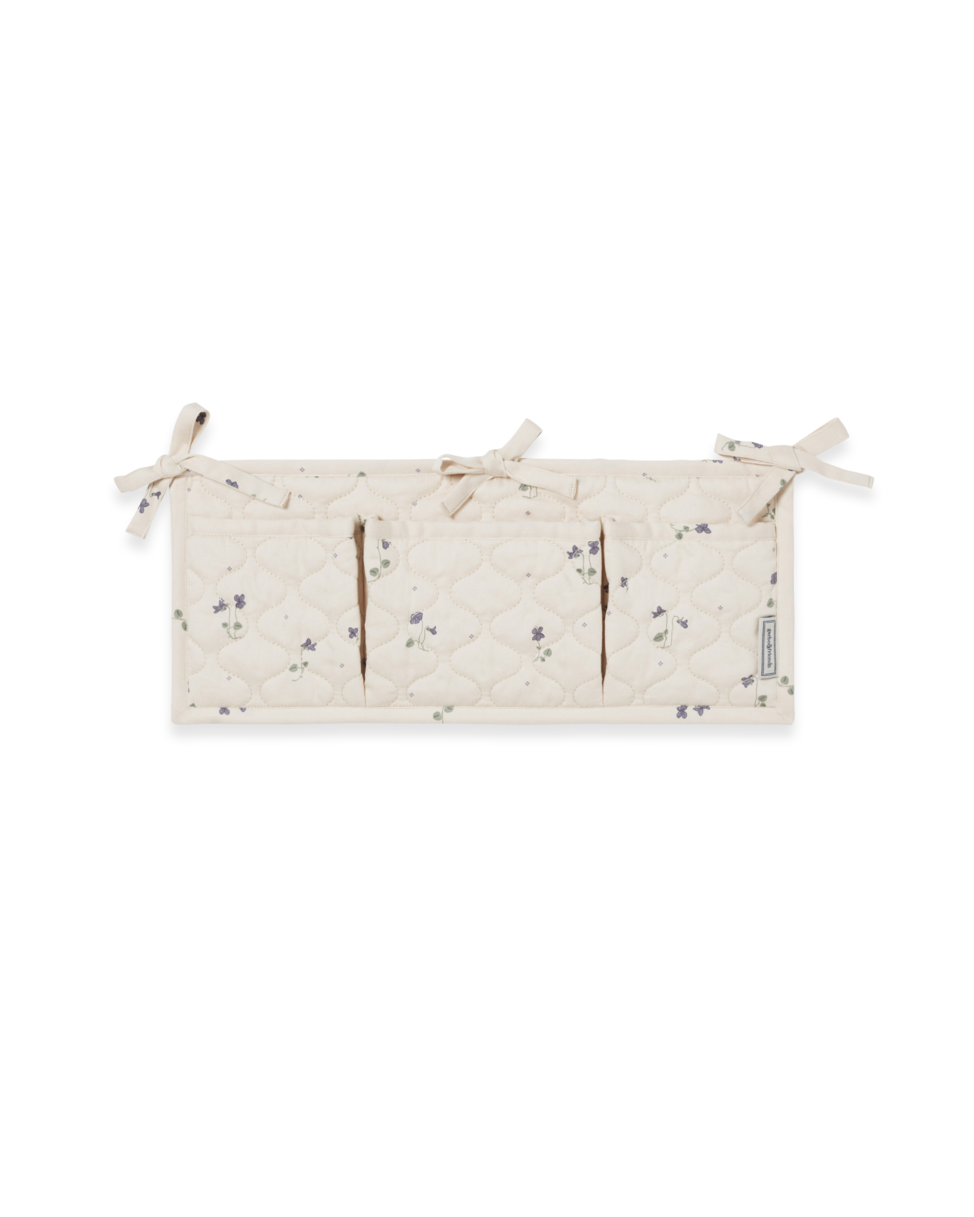  Image of Satin Quilted Bed Pocket
