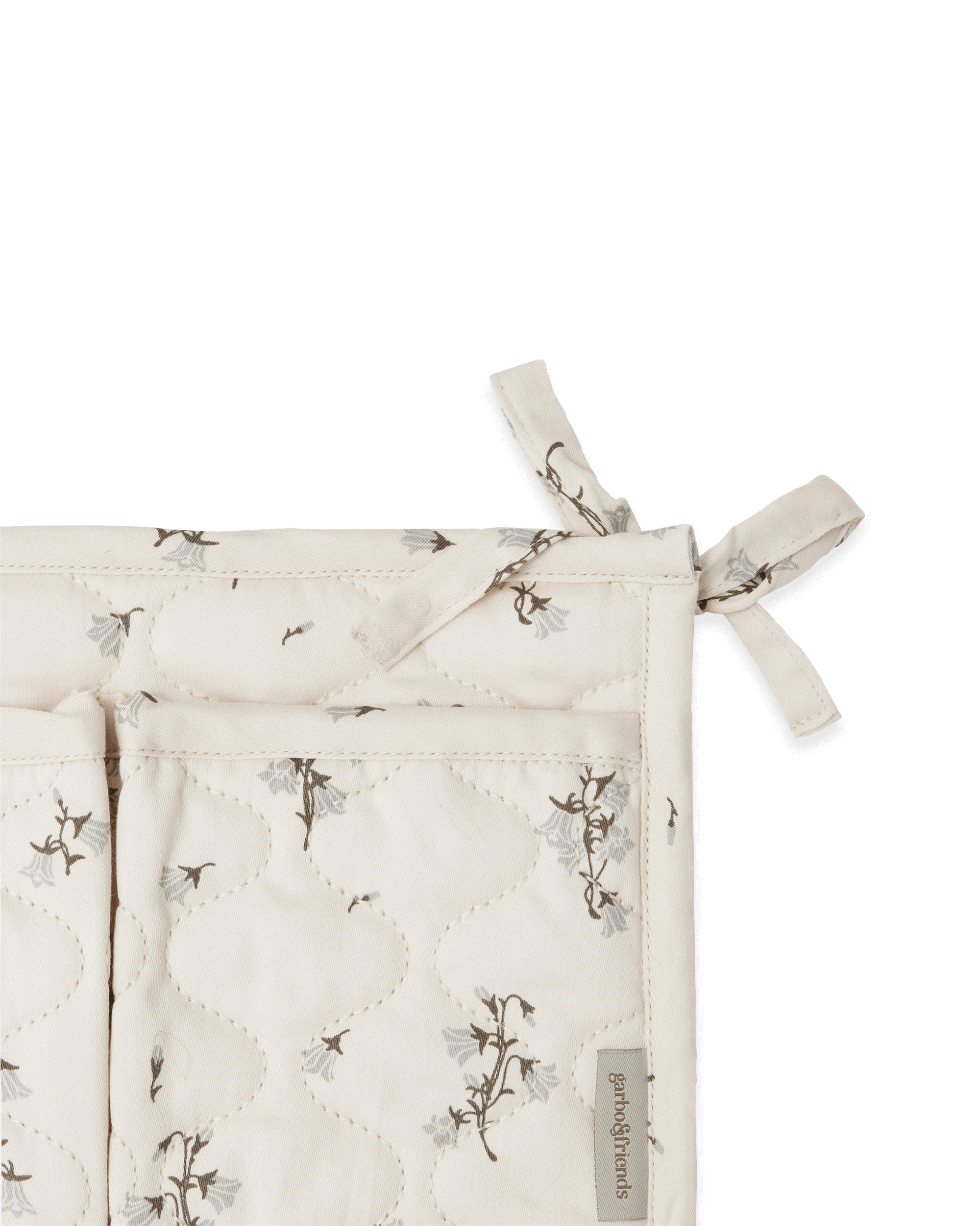  Image of Satin Quilted Bed Pocket