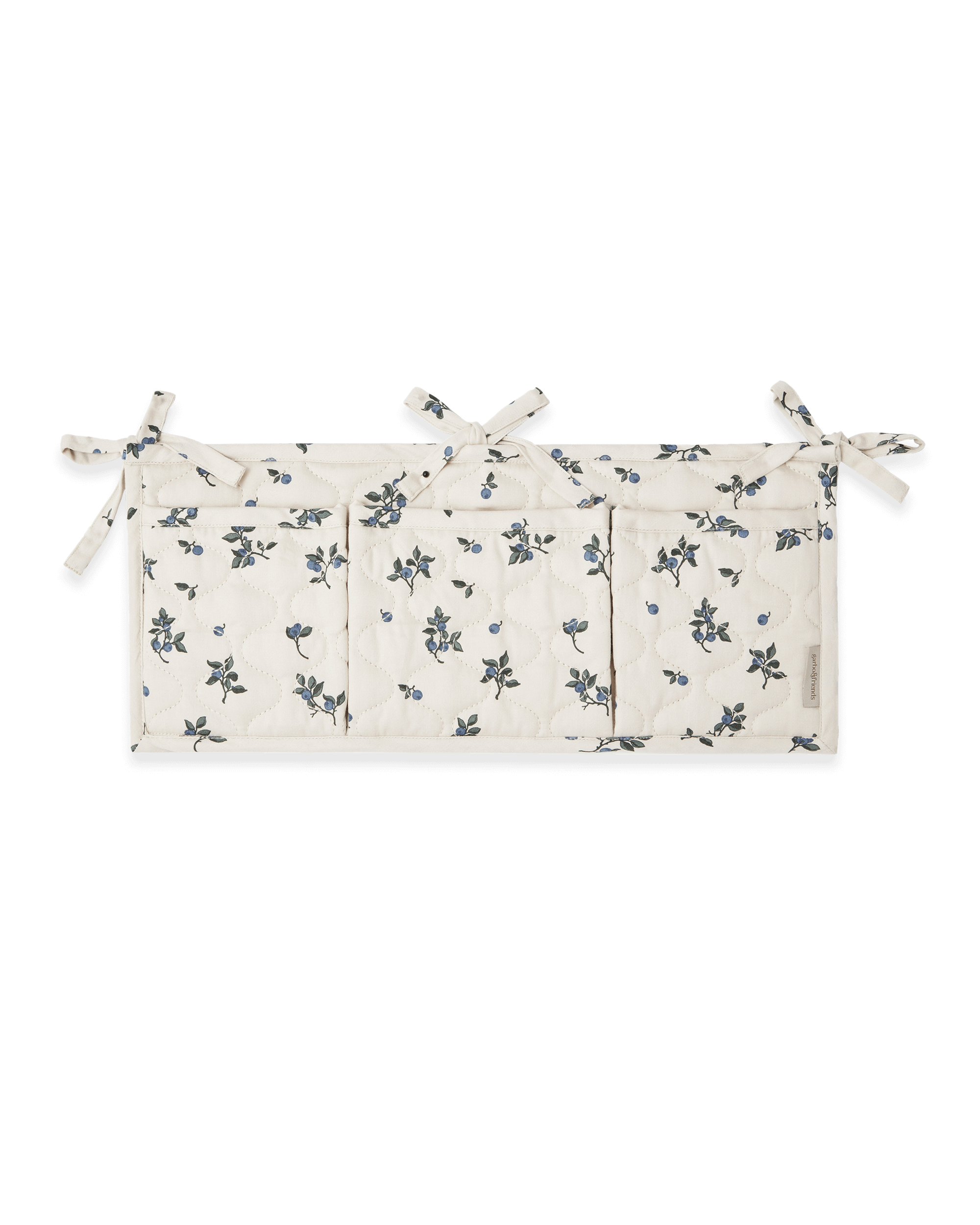  Image of Satin Quilted Bed Pocket