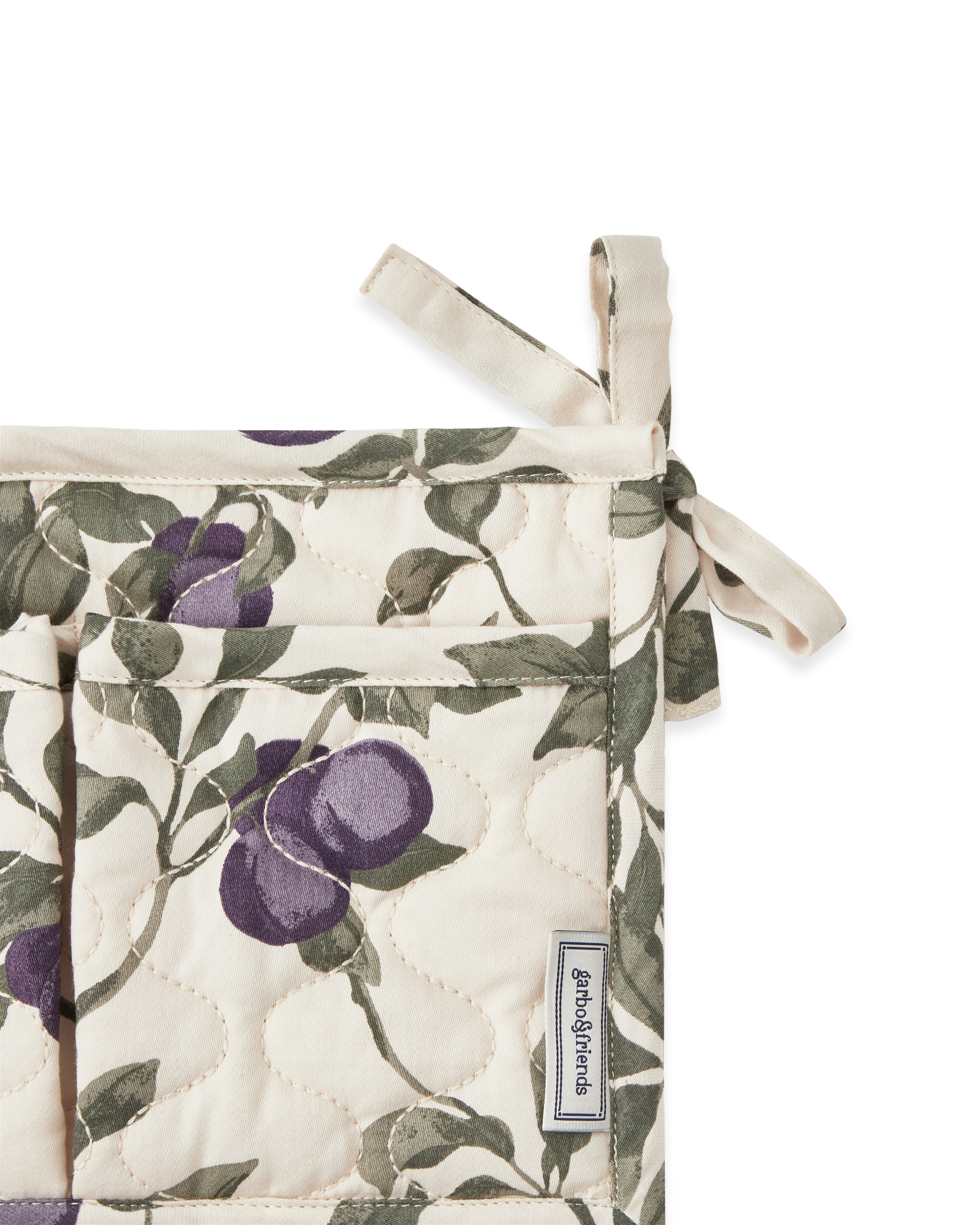  Image of Satin Quilted Bed Pocket