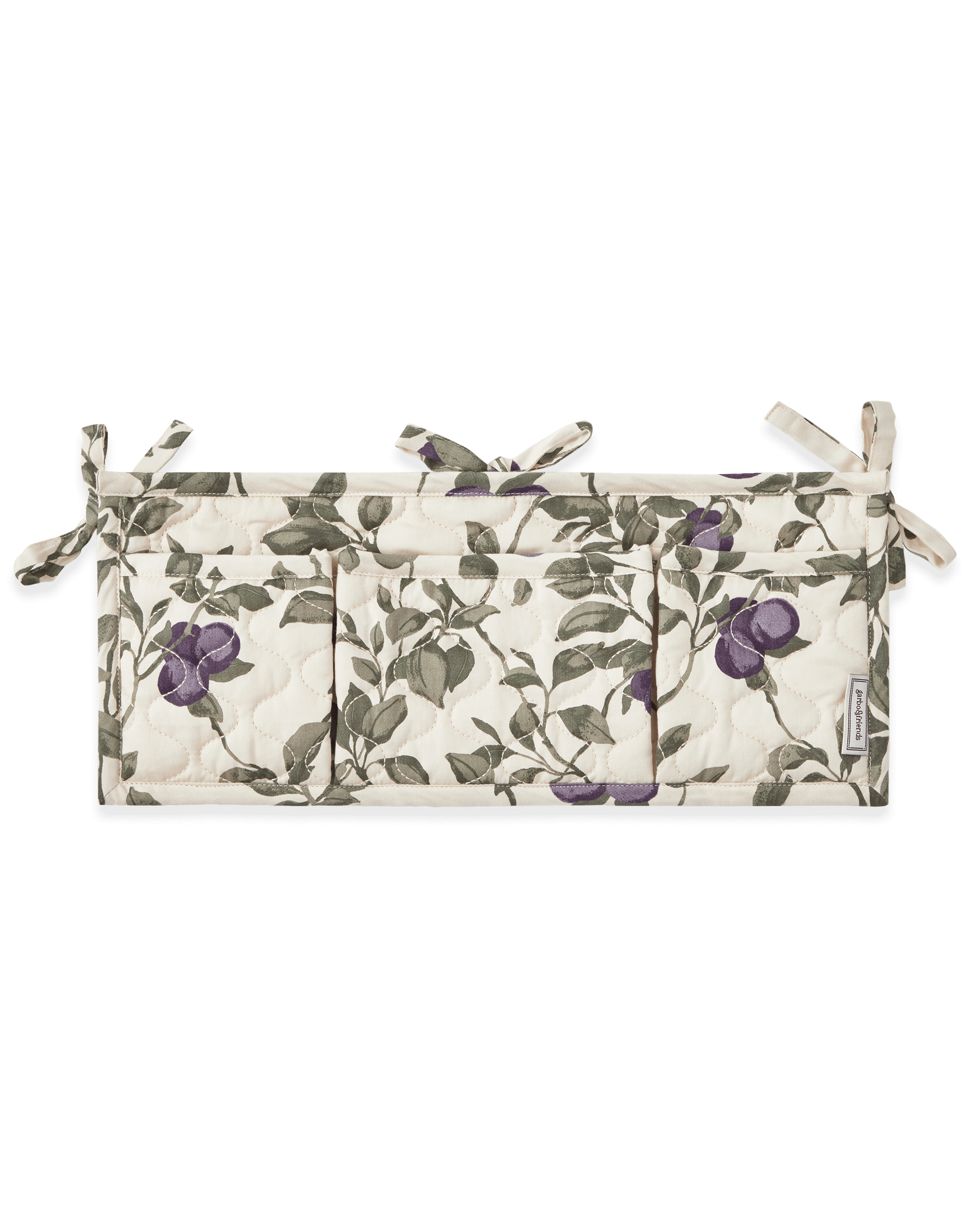  Image of Satin Quilted Bed Pocket