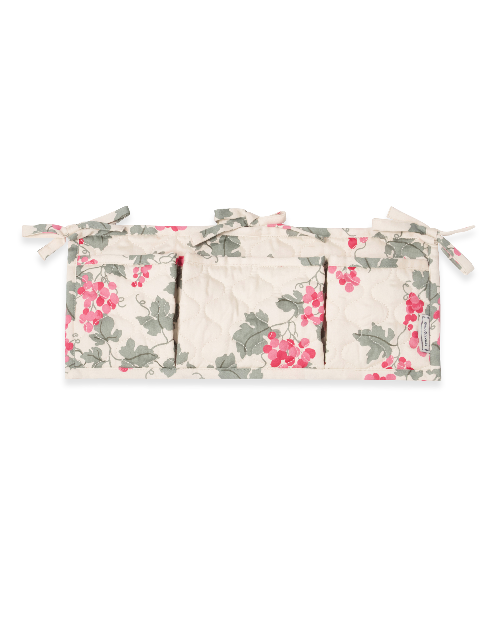  Image of Satin Quilted Bed Pocket