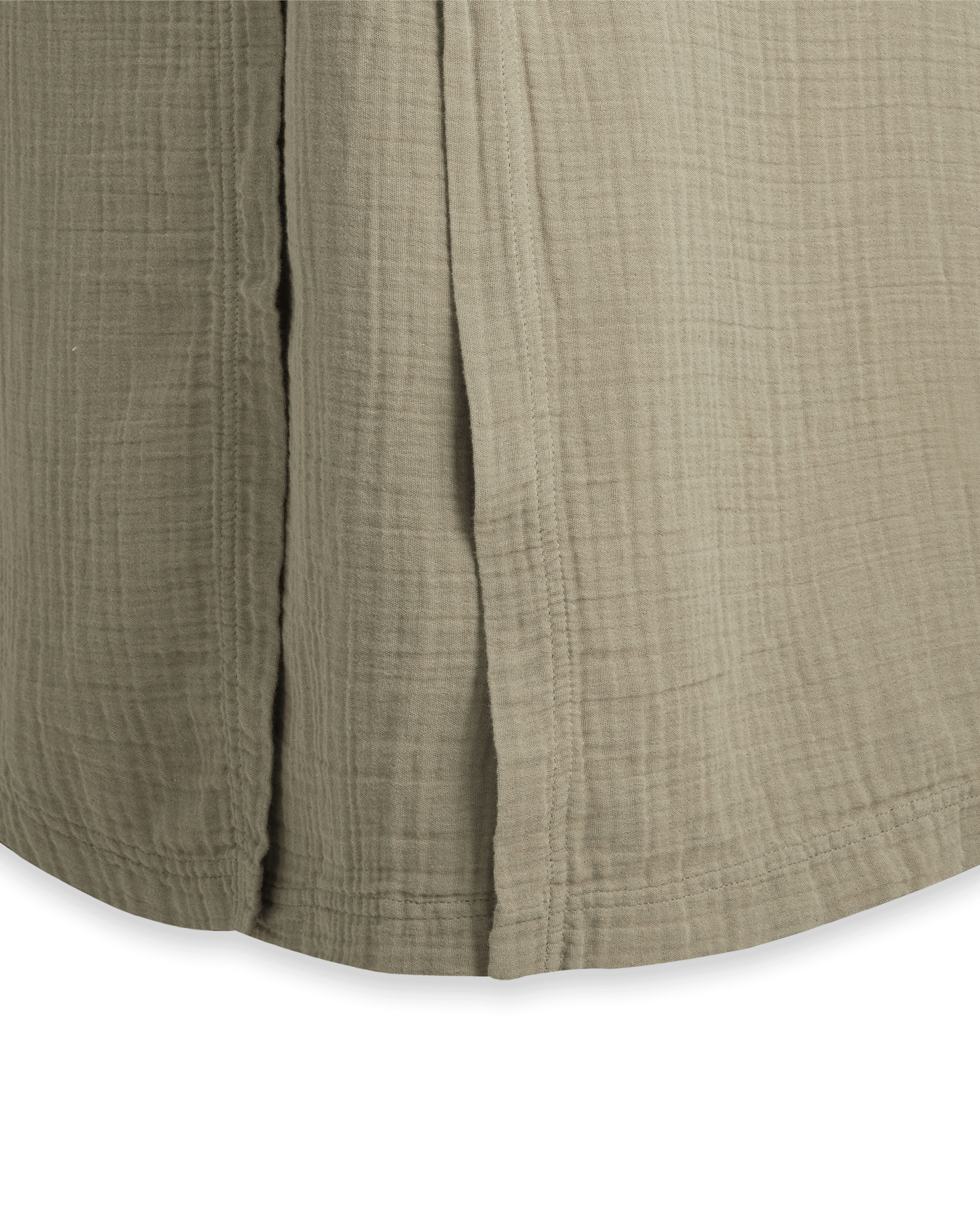 Image of Muslin Bed Skirt