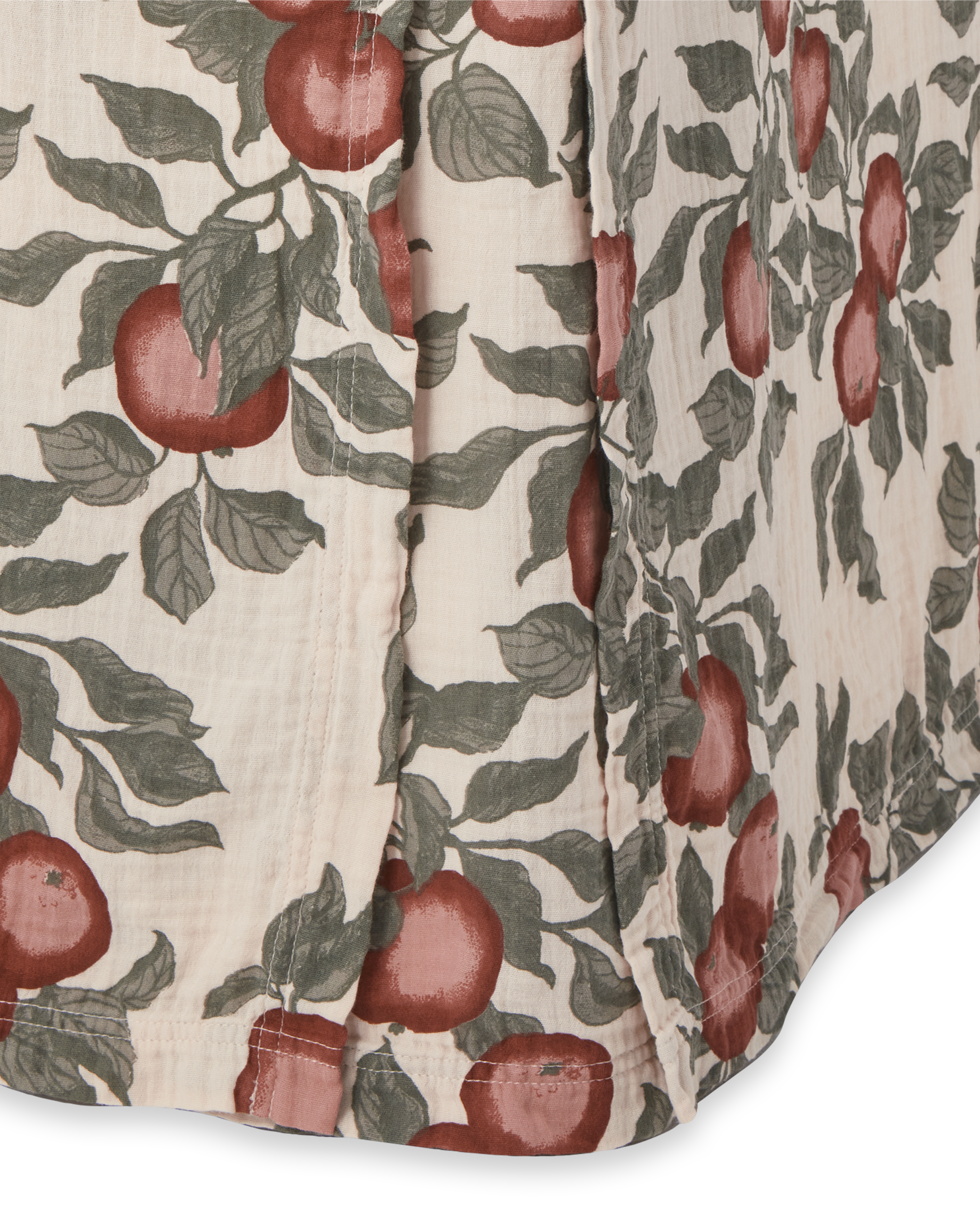  Image of Muslin Bed Skirt