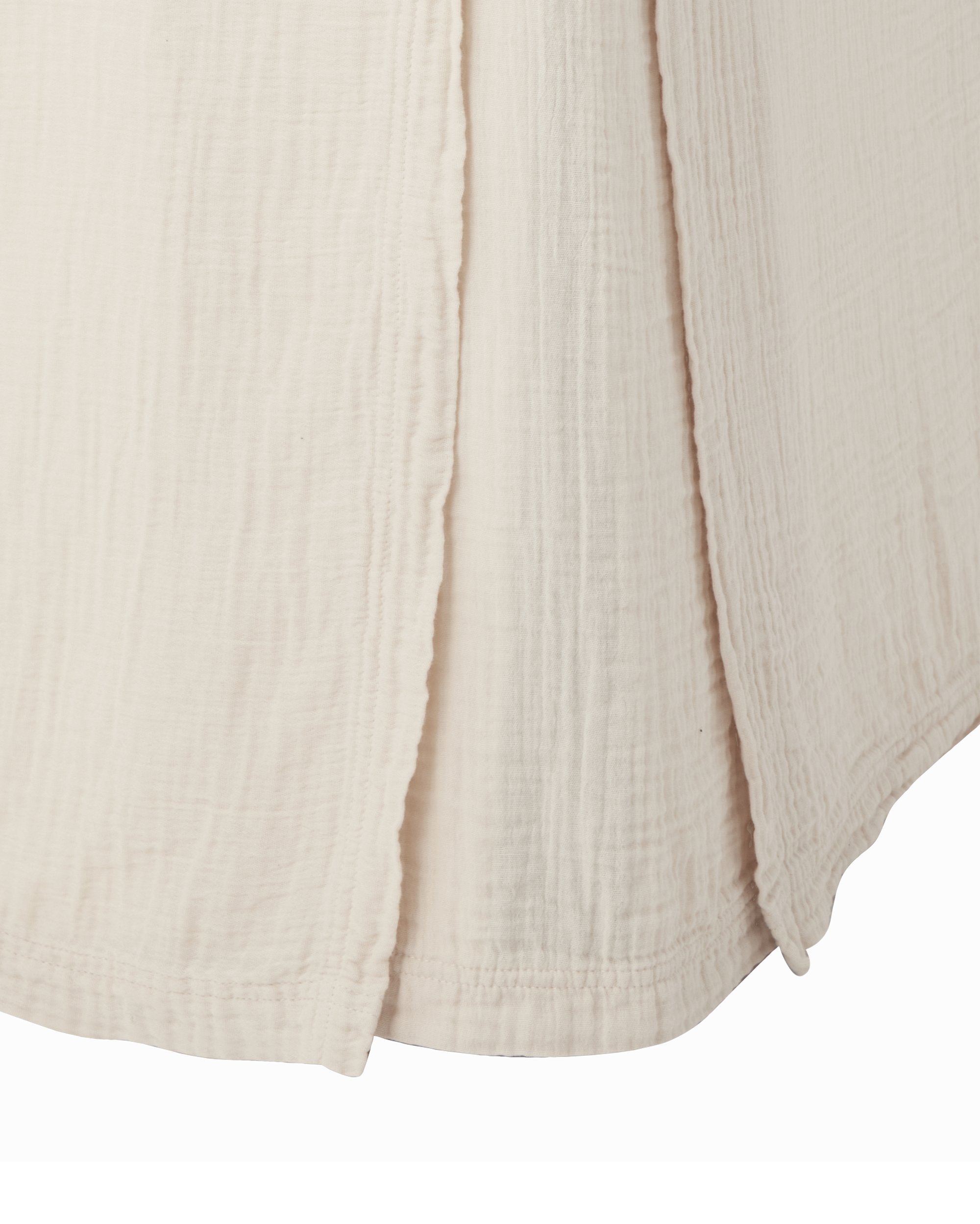  Image of Muslin Bed Skirt