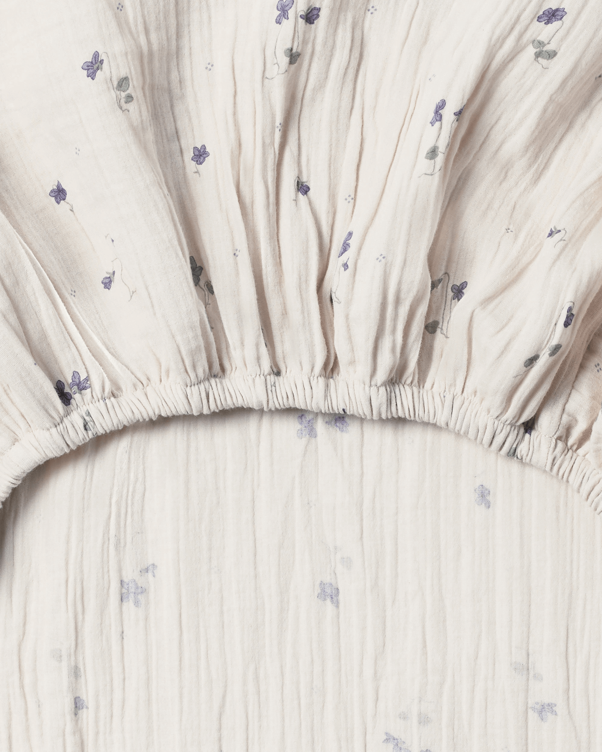  Image of Muslin Fitted Sheet Double