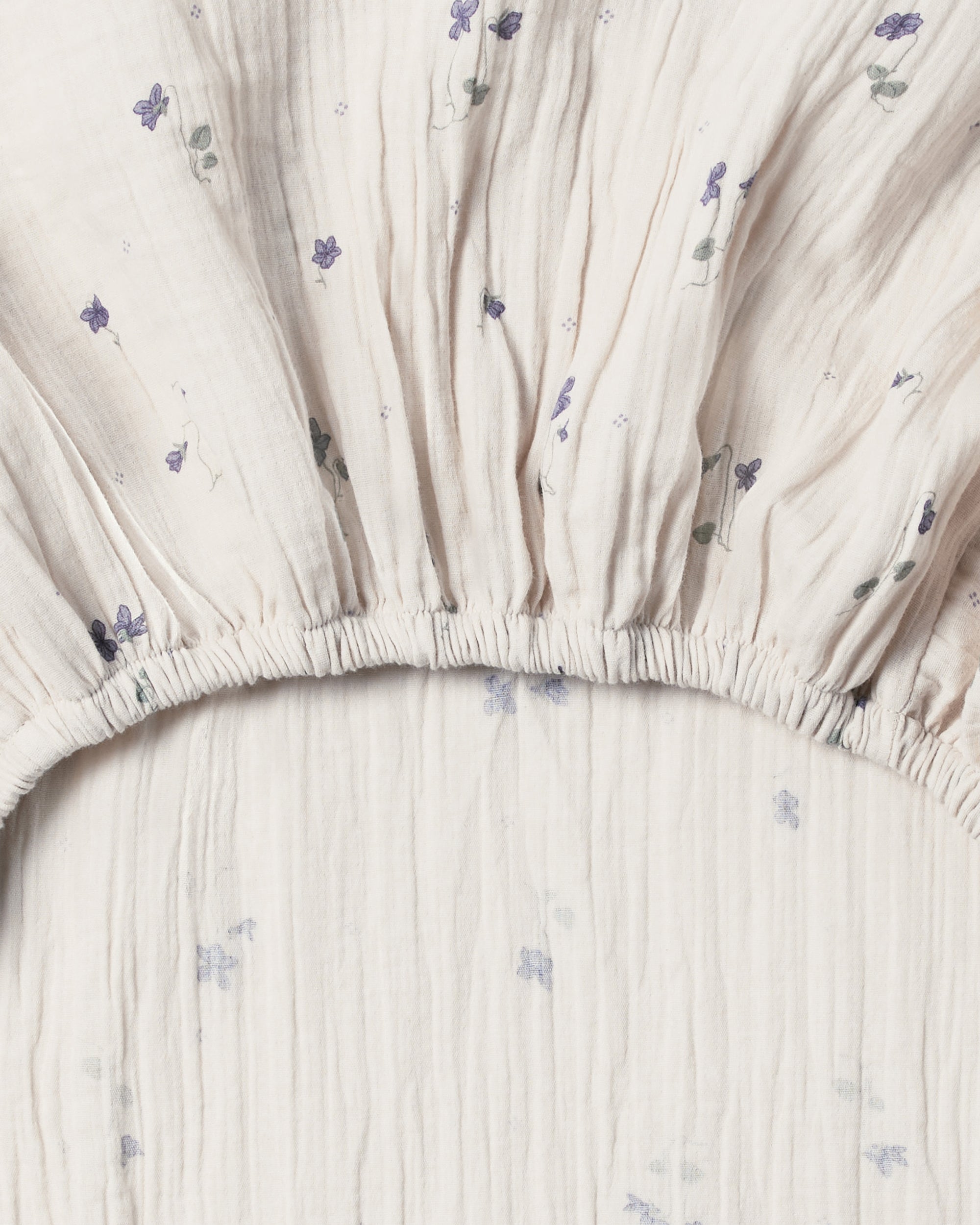  Image of Muslin Fitted Sheet Single