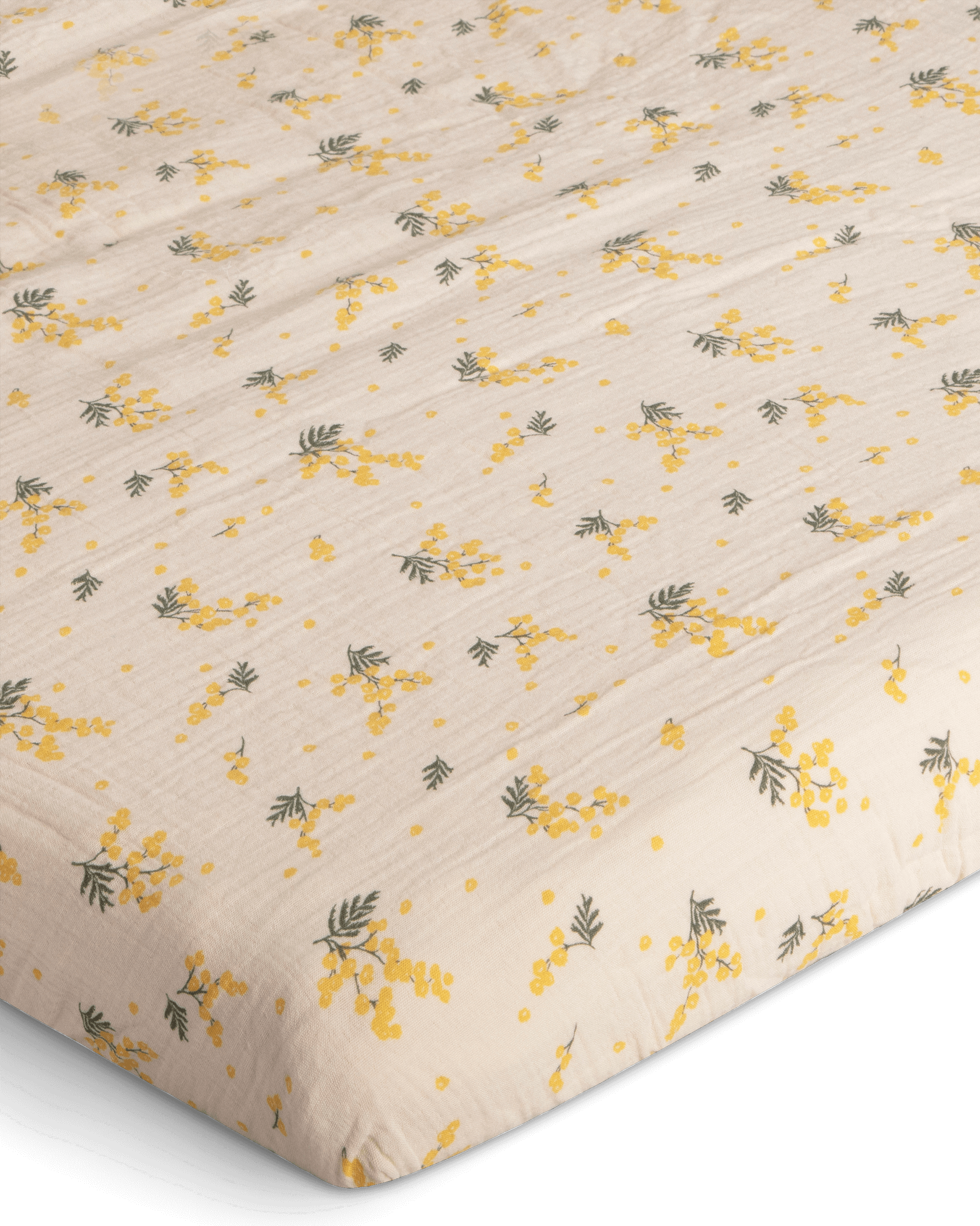  Image of Muslin Fitted Sheet Junior