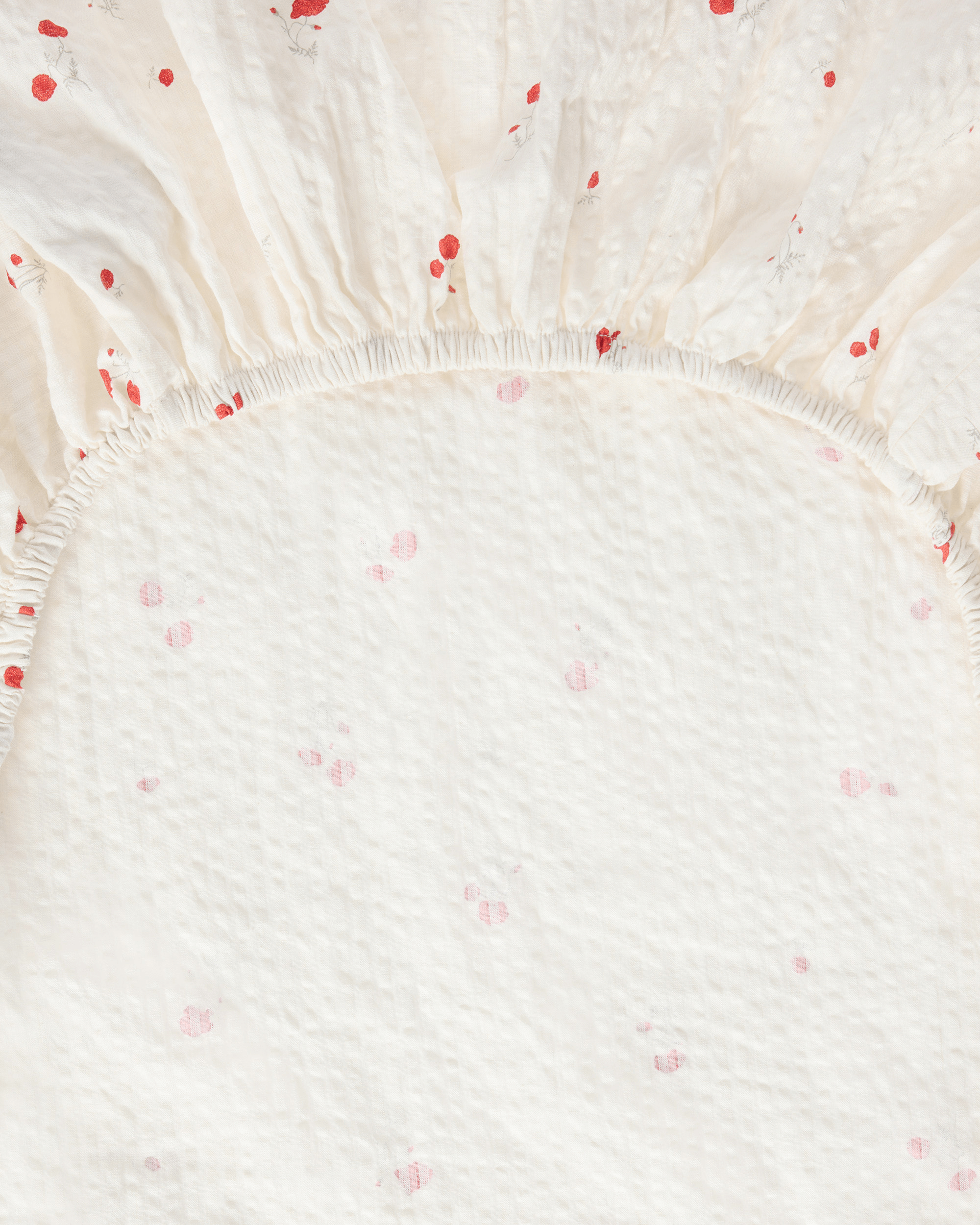 Seersucker Fitted Sheet Single