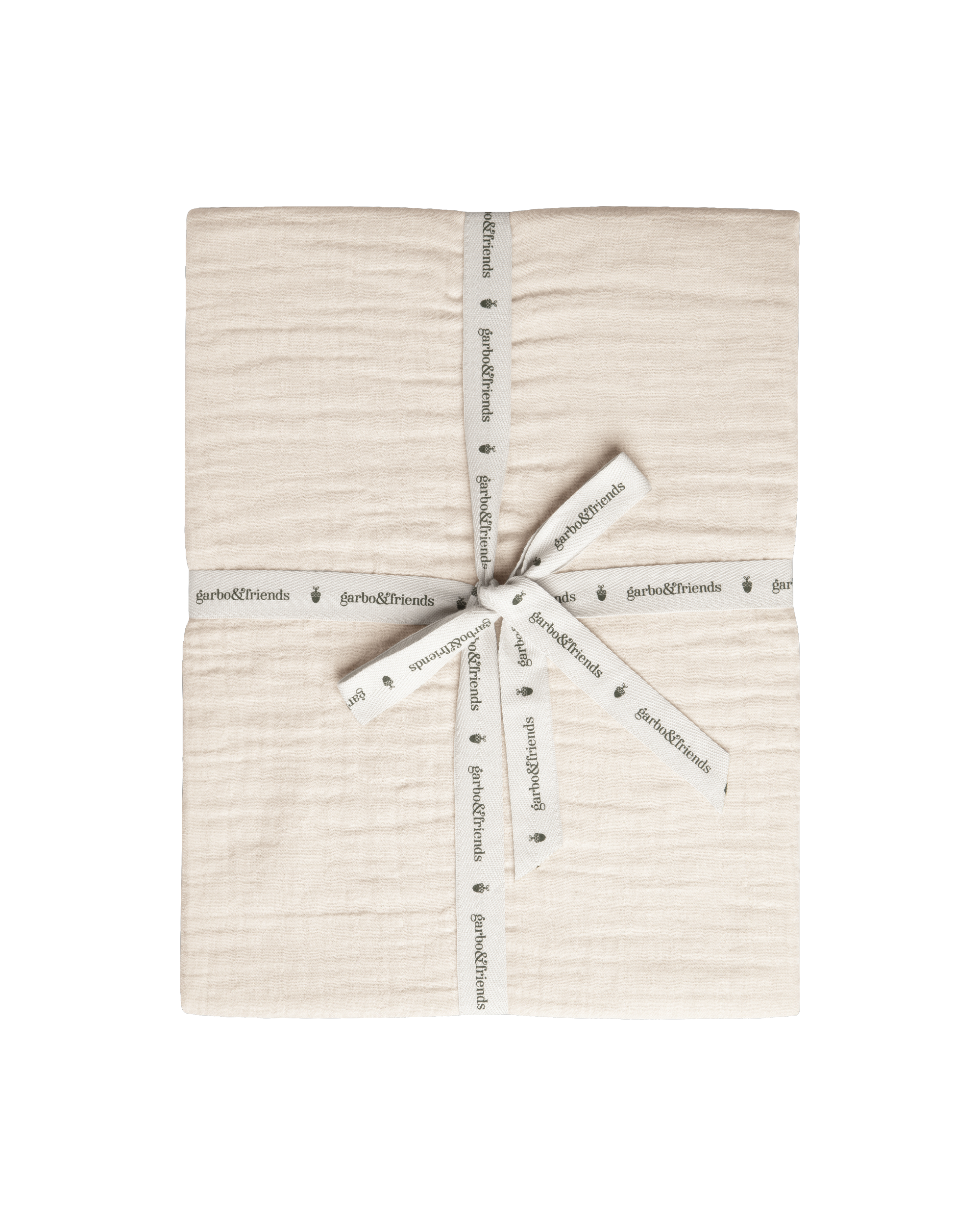  Image of Muslin Fitted Sheet Double