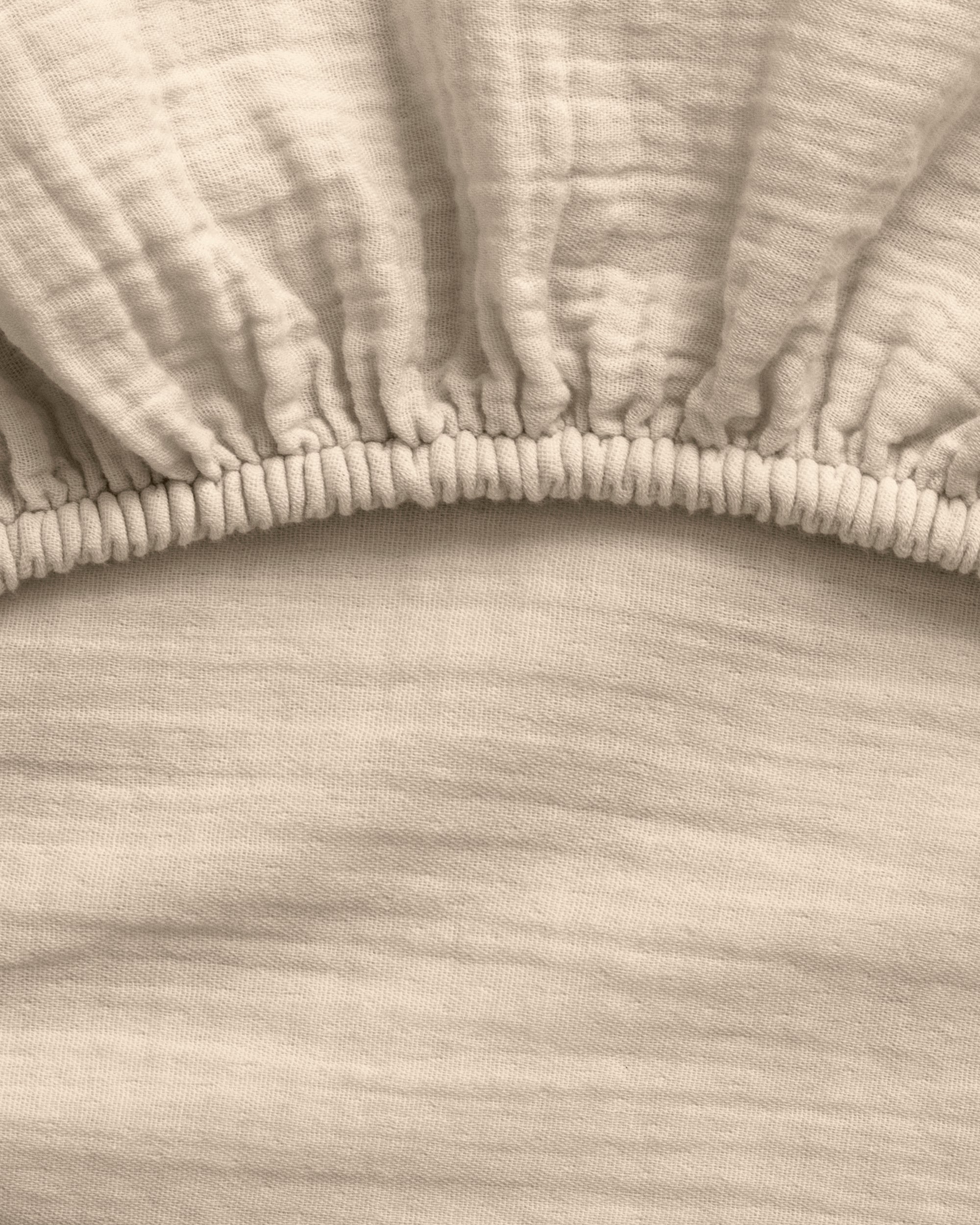  Image of Muslin Fitted Sheet Junior