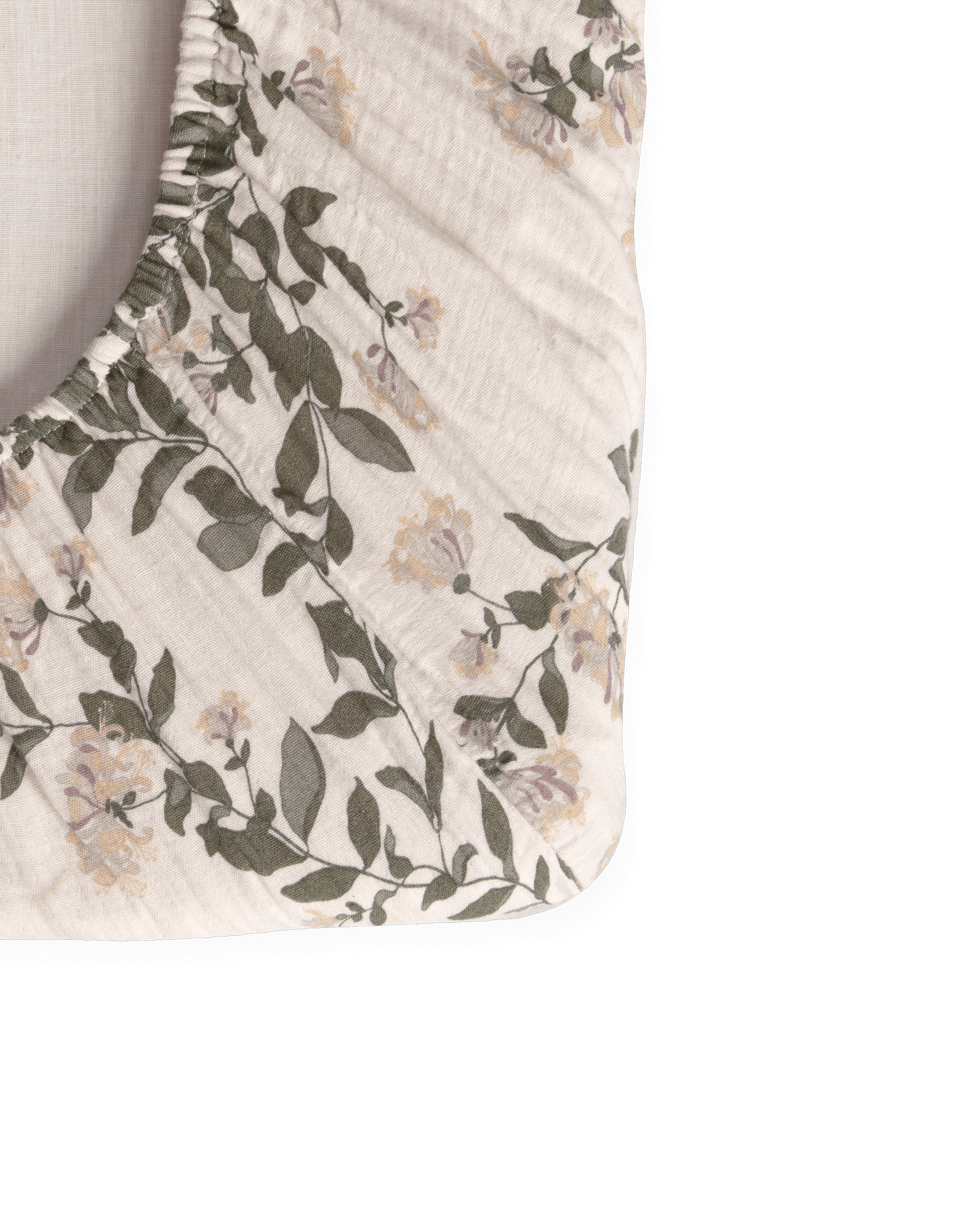  Image of Muslin Fitted Sheet Double