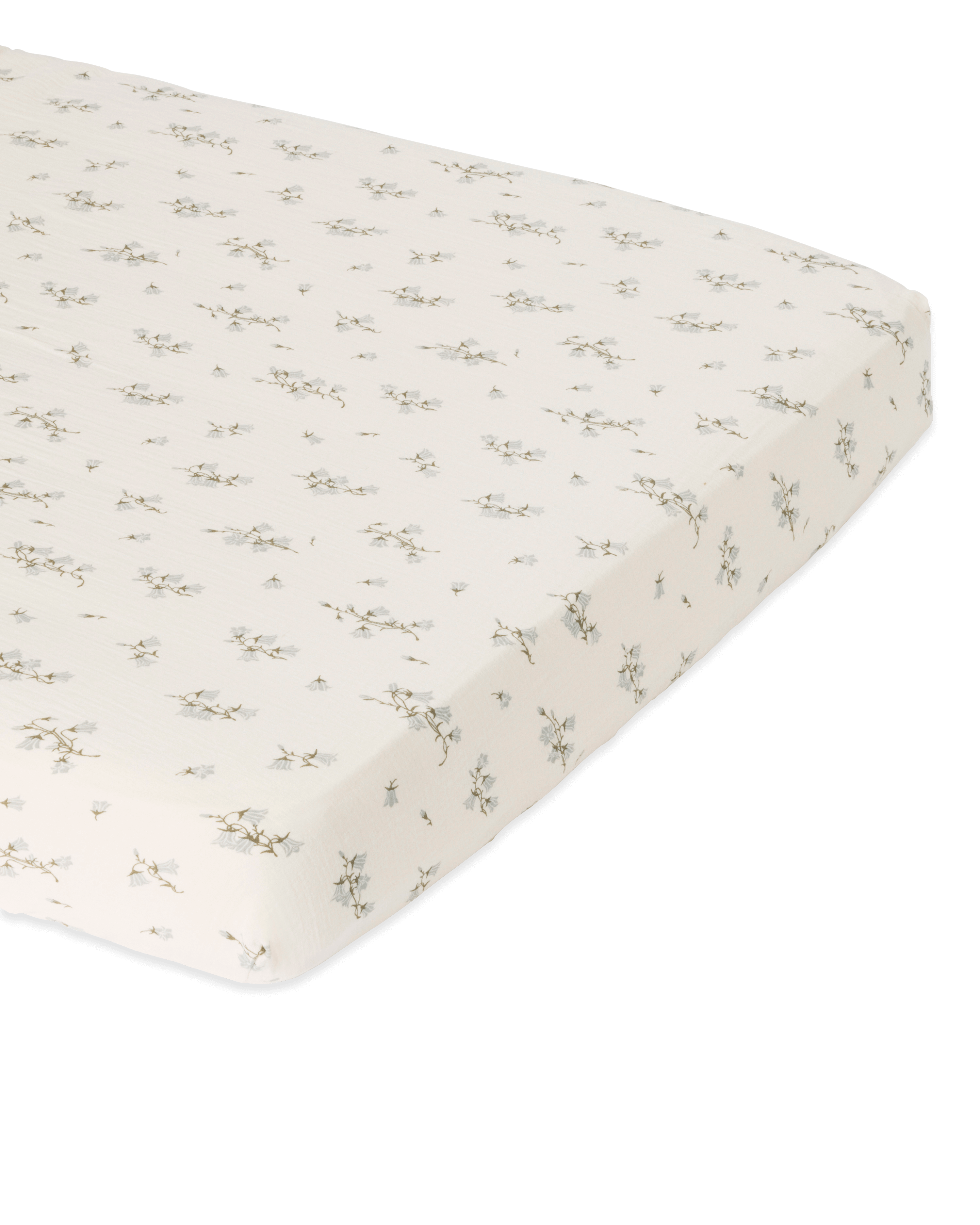  Image of Muslin Fitted Sheet Junior