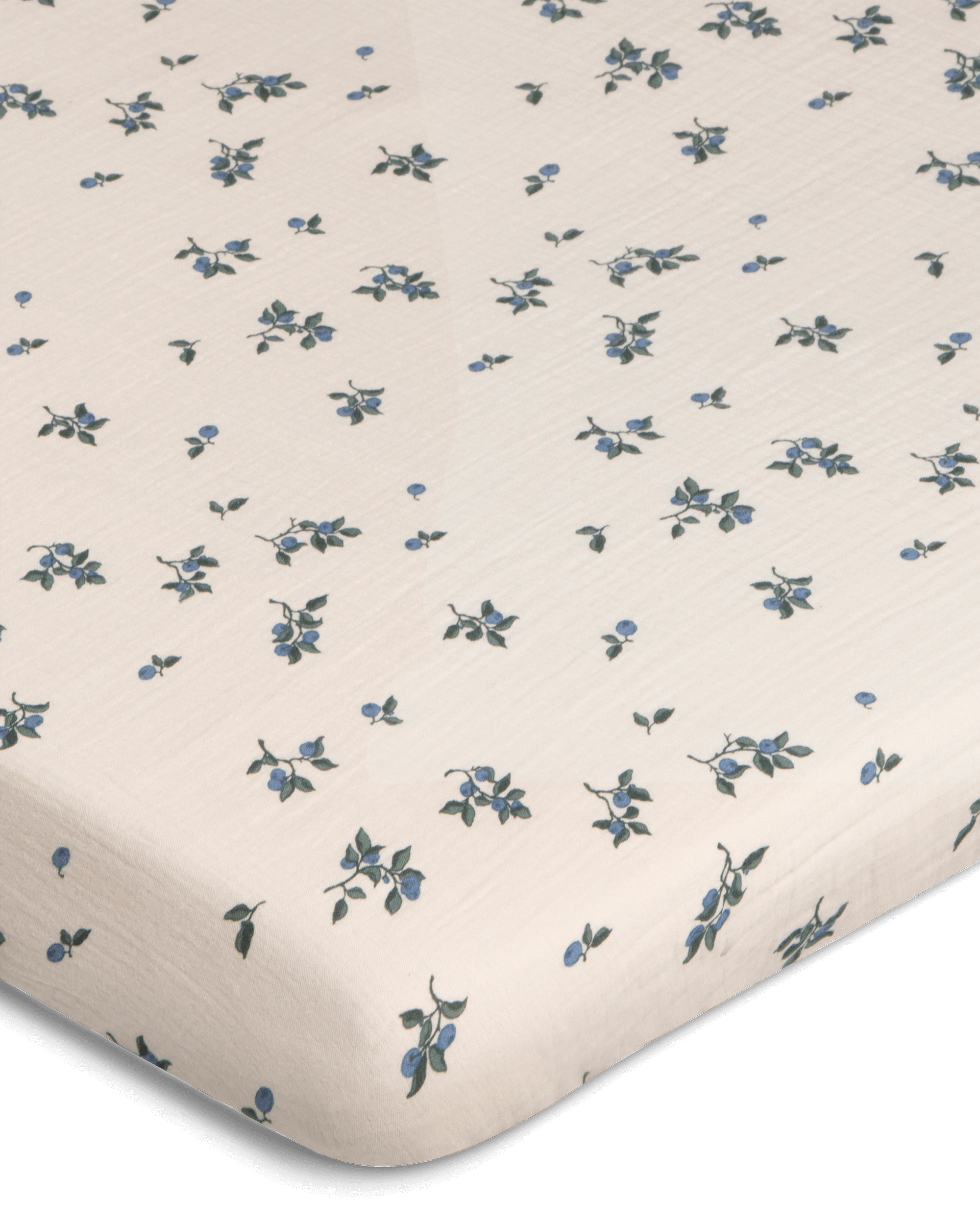  Image of Muslin Fitted Sheet Junior