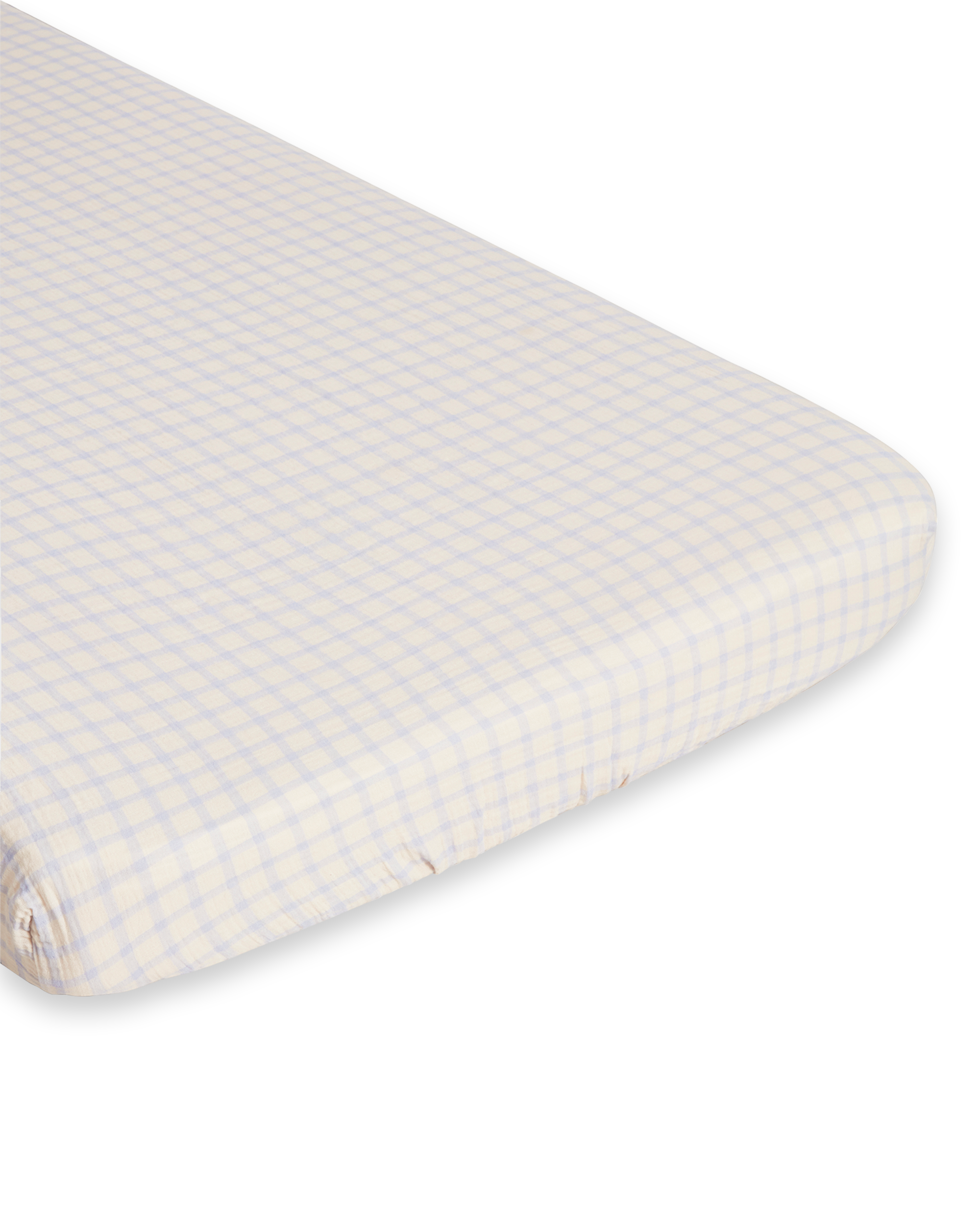  Image of Muslin Fitted Sheet Junior