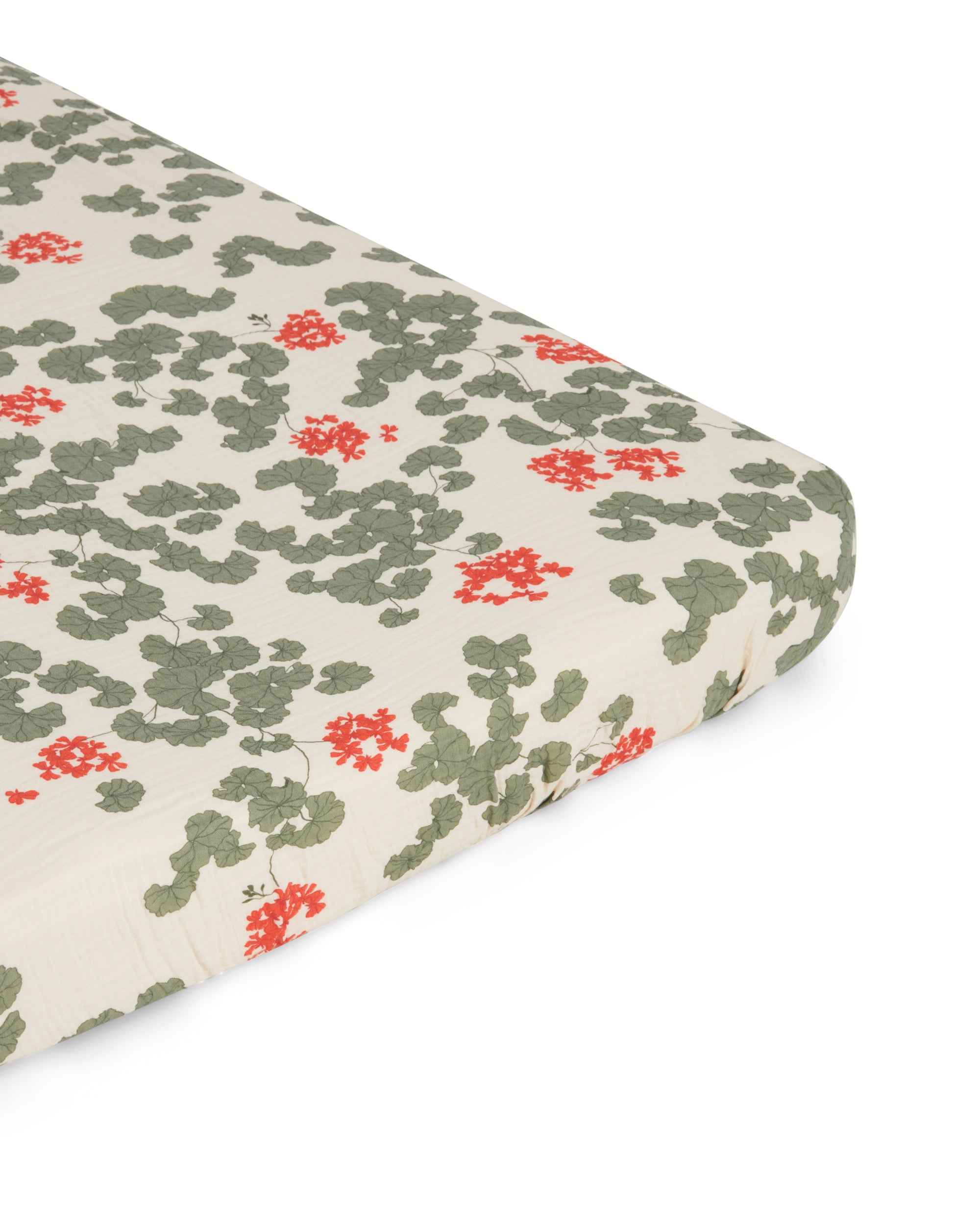 Muslin Fitted Sheet Single