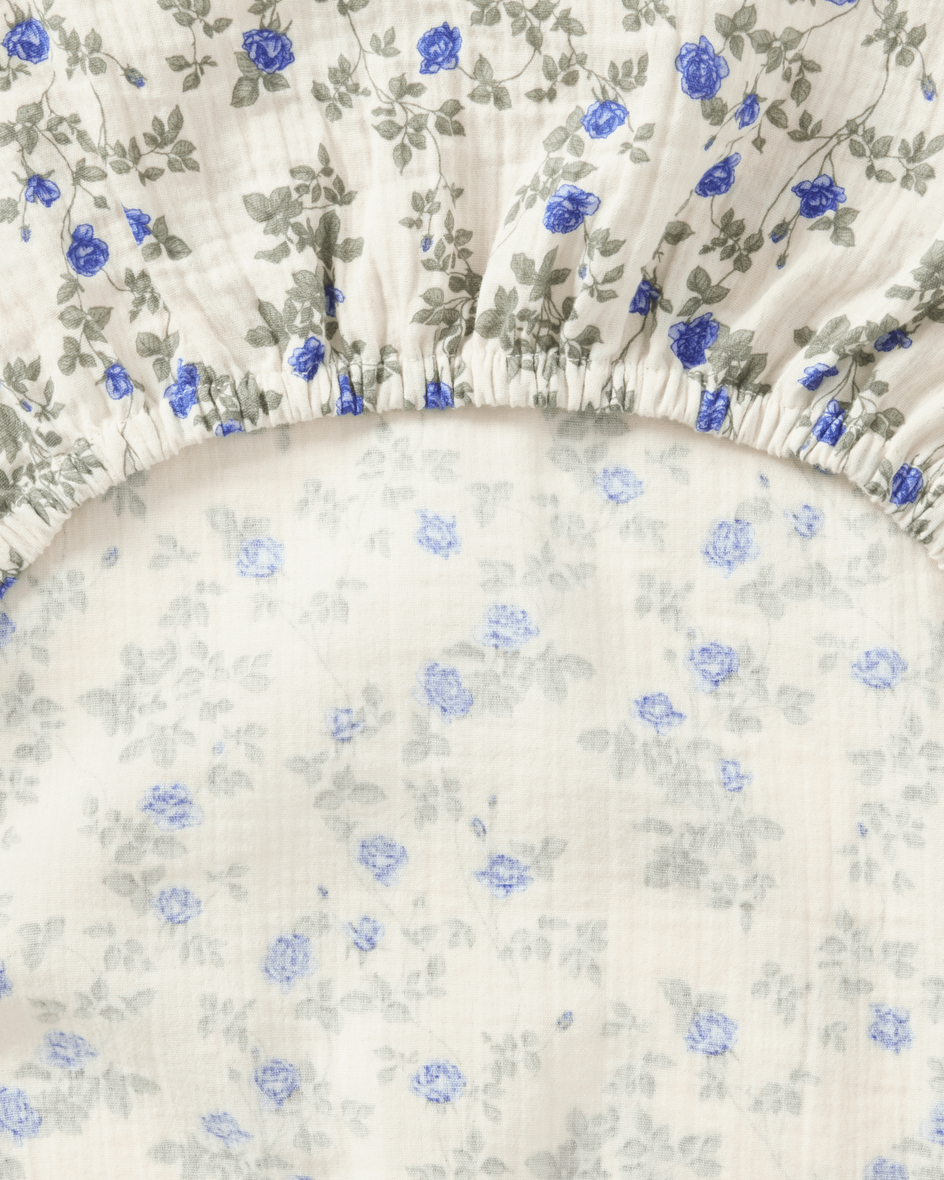 Muslin Fitted Sheet Double