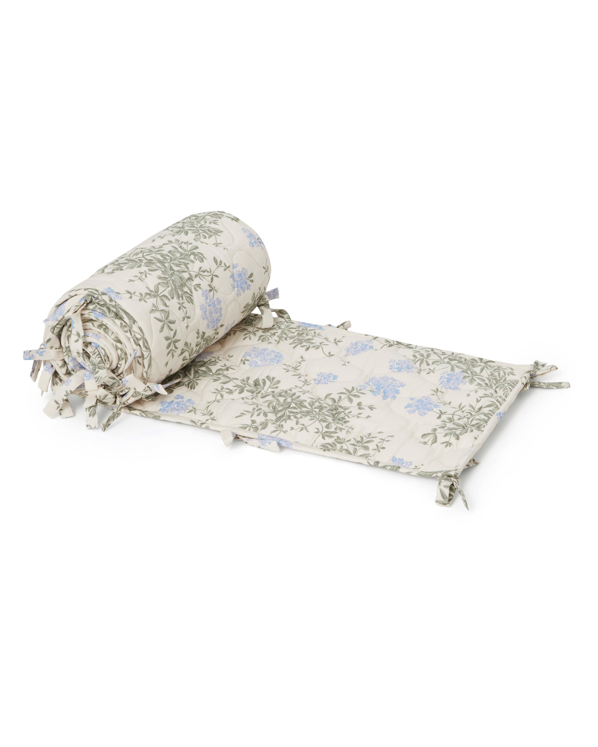 Satin Quilted Crib Bumper