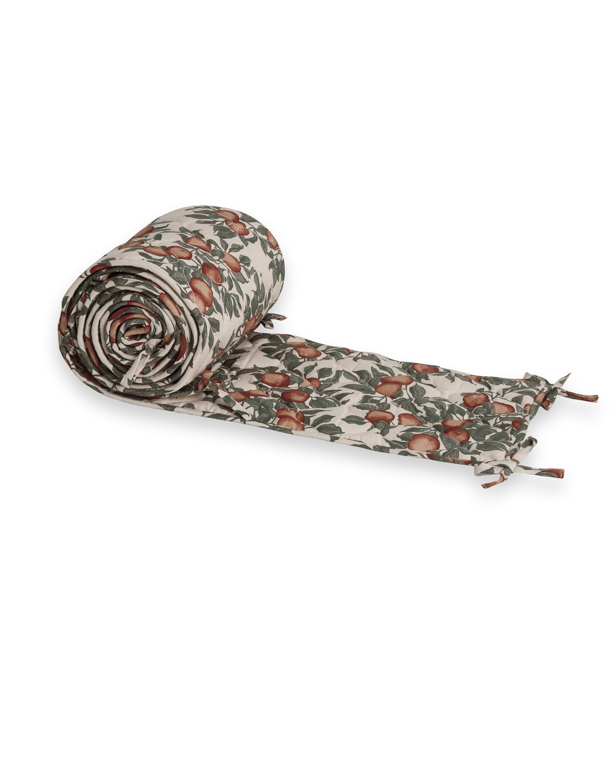  Image of Satin Quilted Crib Bumper