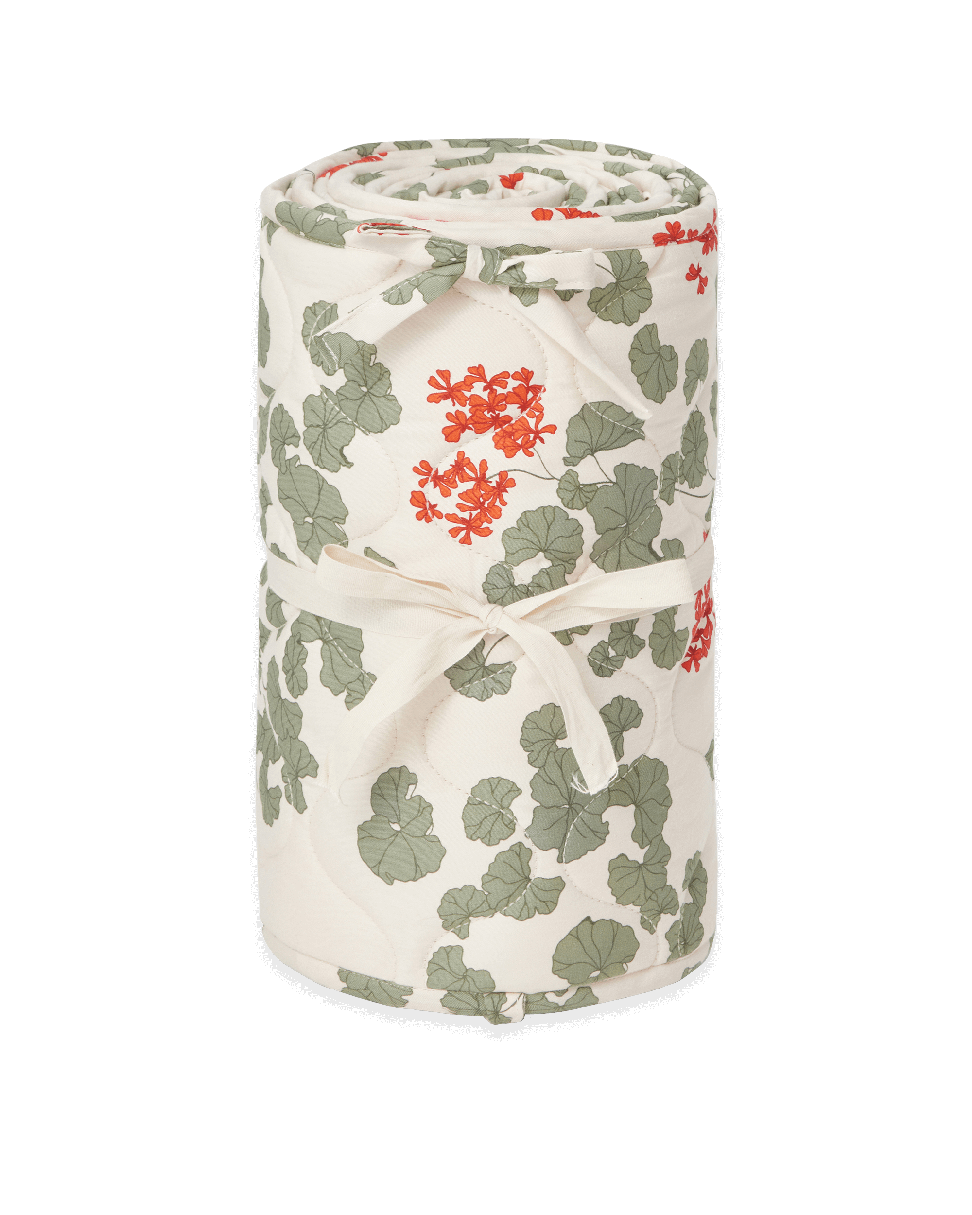 Image of Satin Quilted Crib Bumper