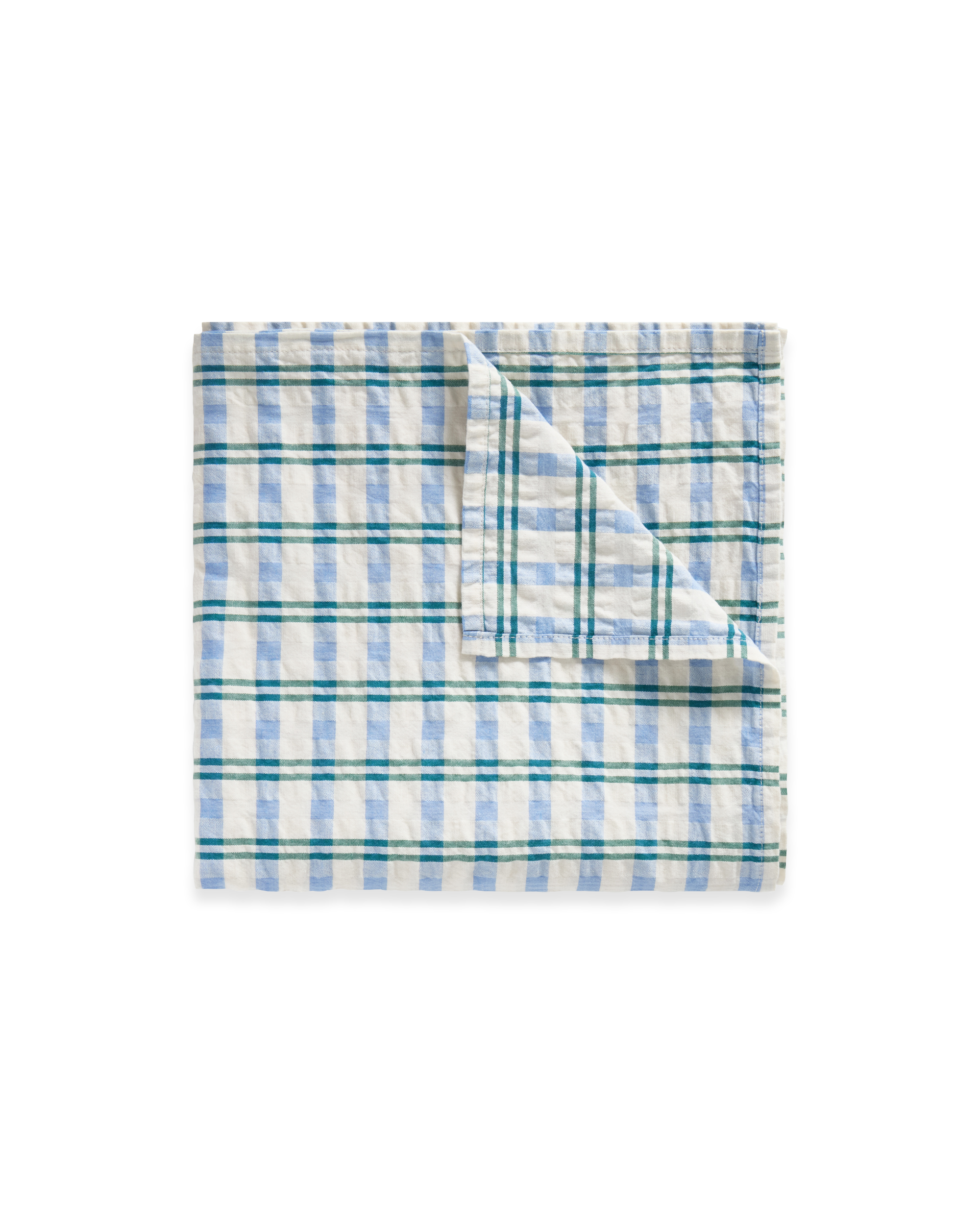 Image of Seersucker Swaddle Blanket