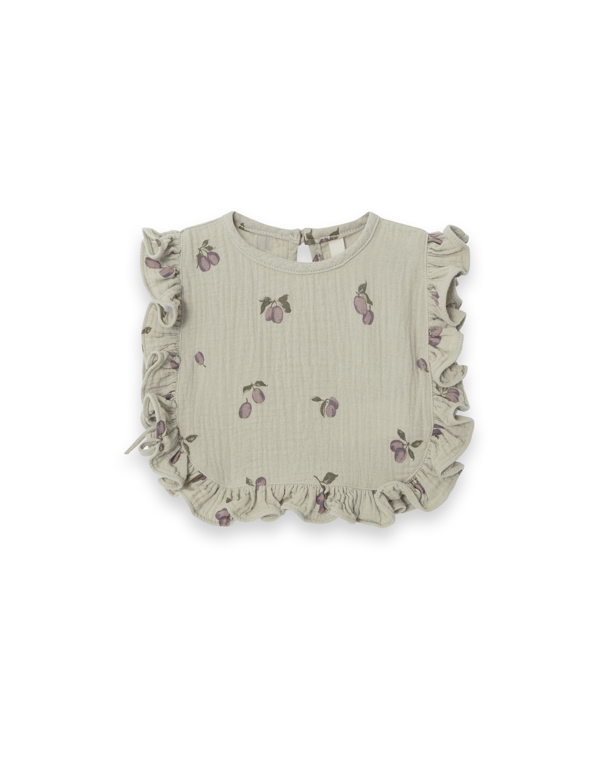  Image of Muslin Frill Bib