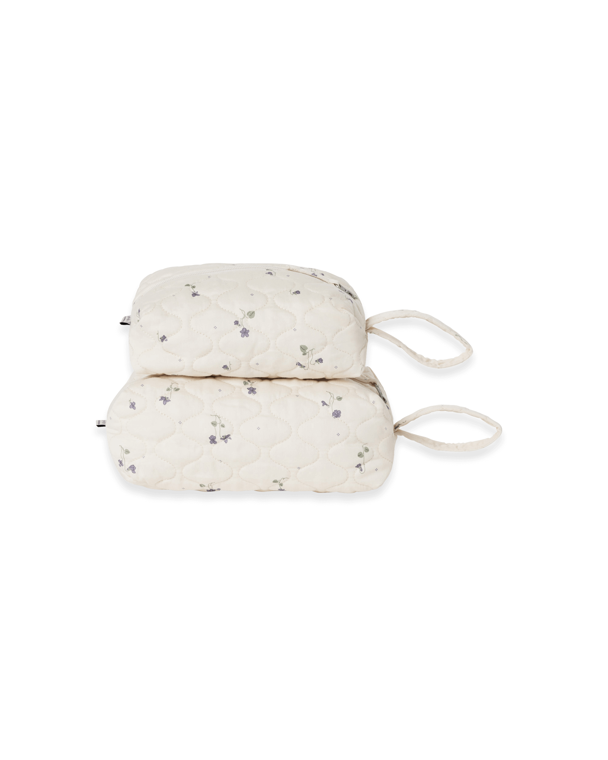  Image of Satin Quilted Toiletry Bag Medium
