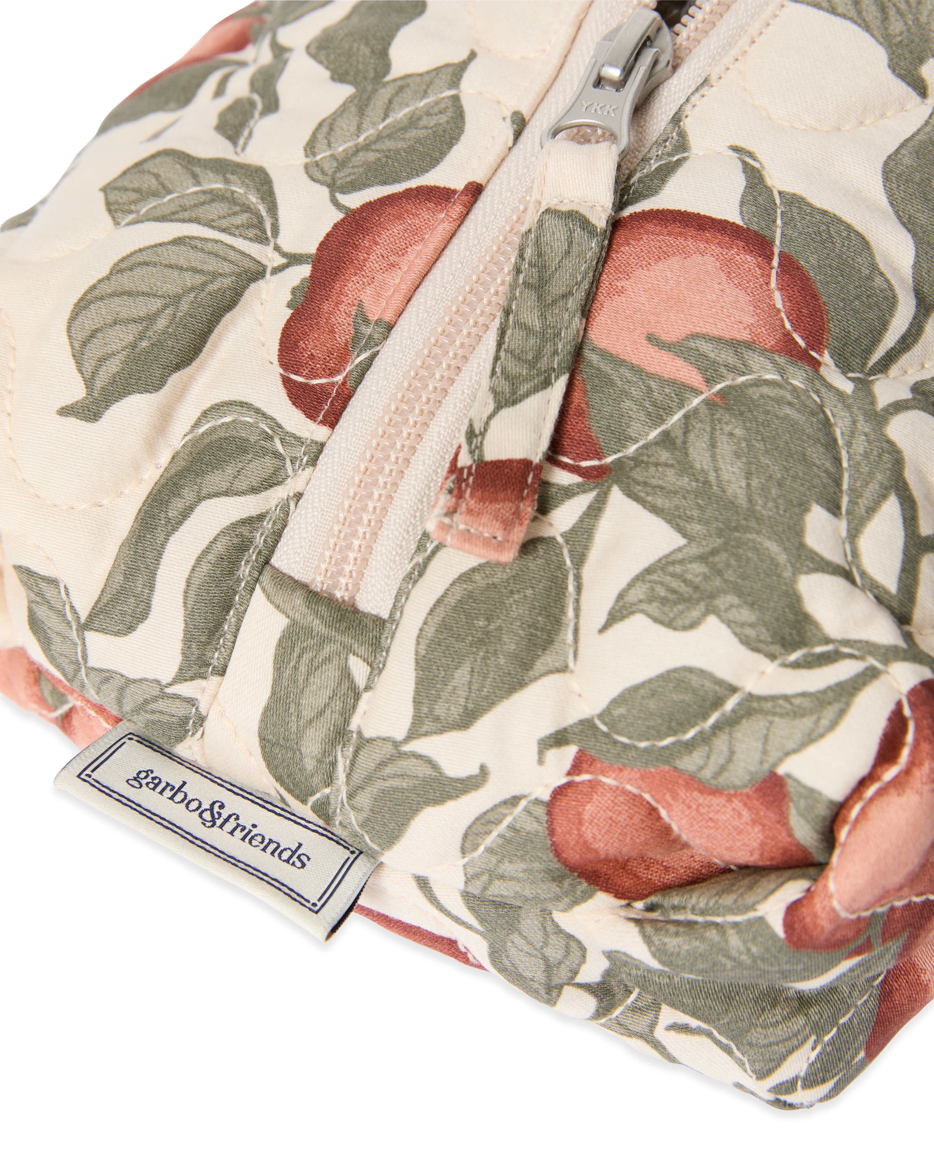  Image of Satin Quilted Toiletry Bag Medium