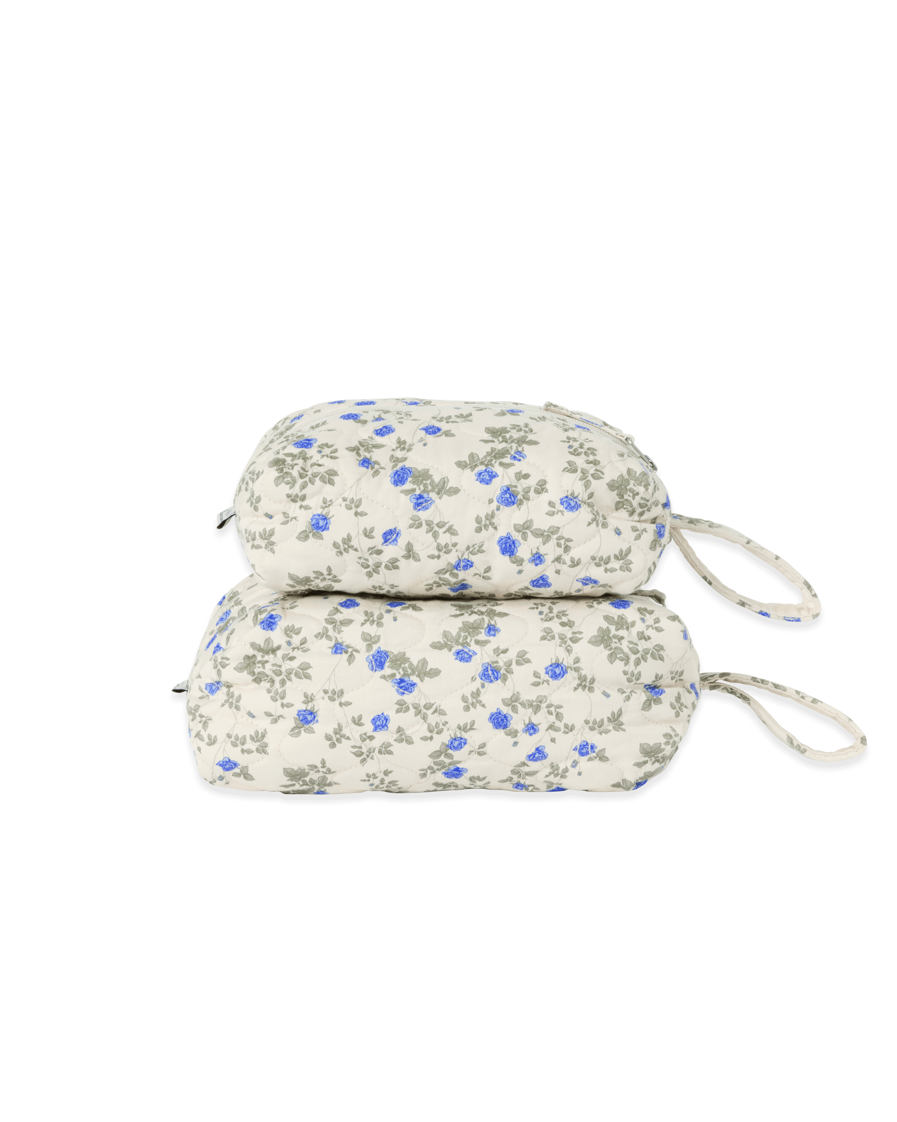  Image of Satin Quilted Toiletry Bag Small