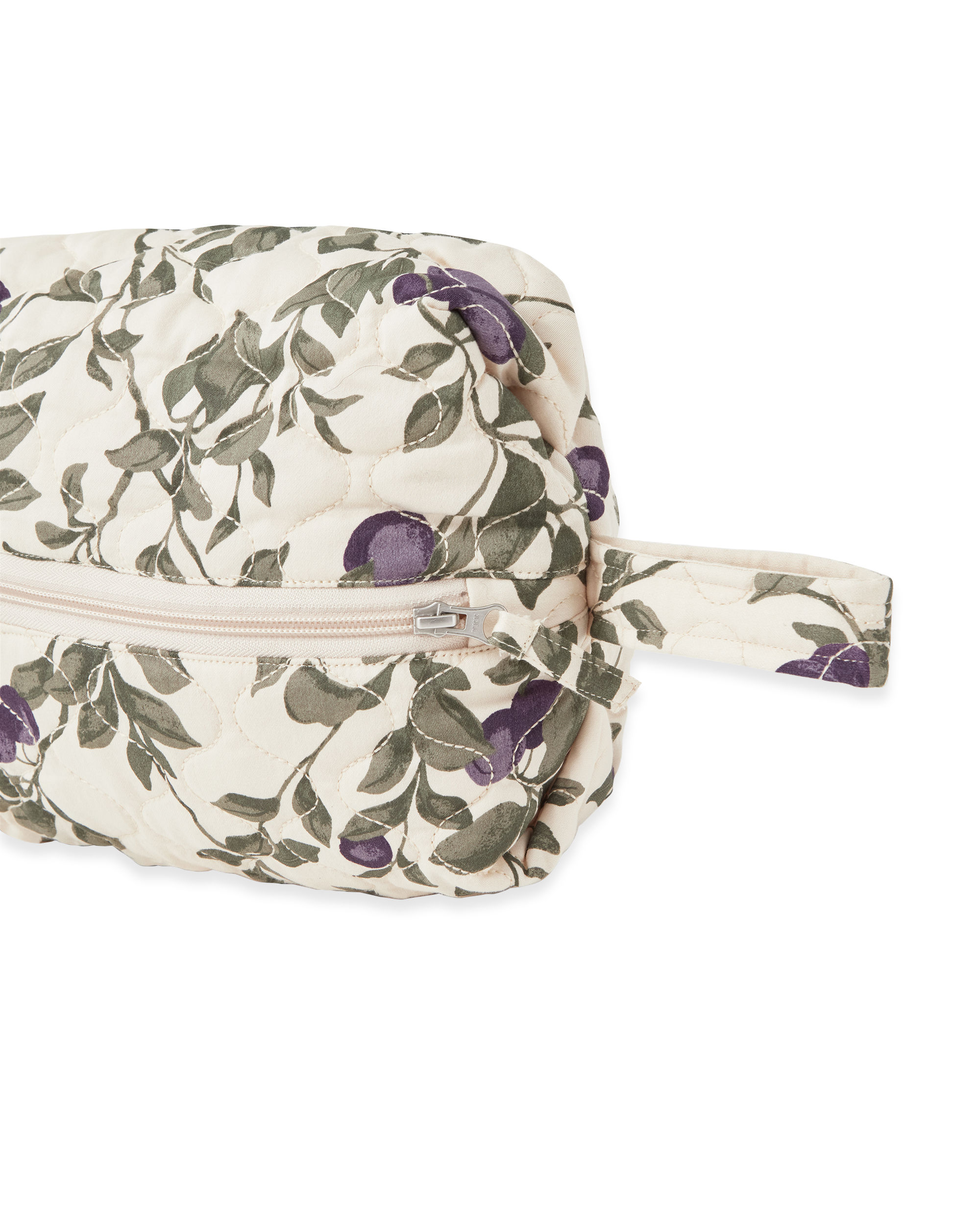  Image of Satin Quilted Toiletry Bag Medium