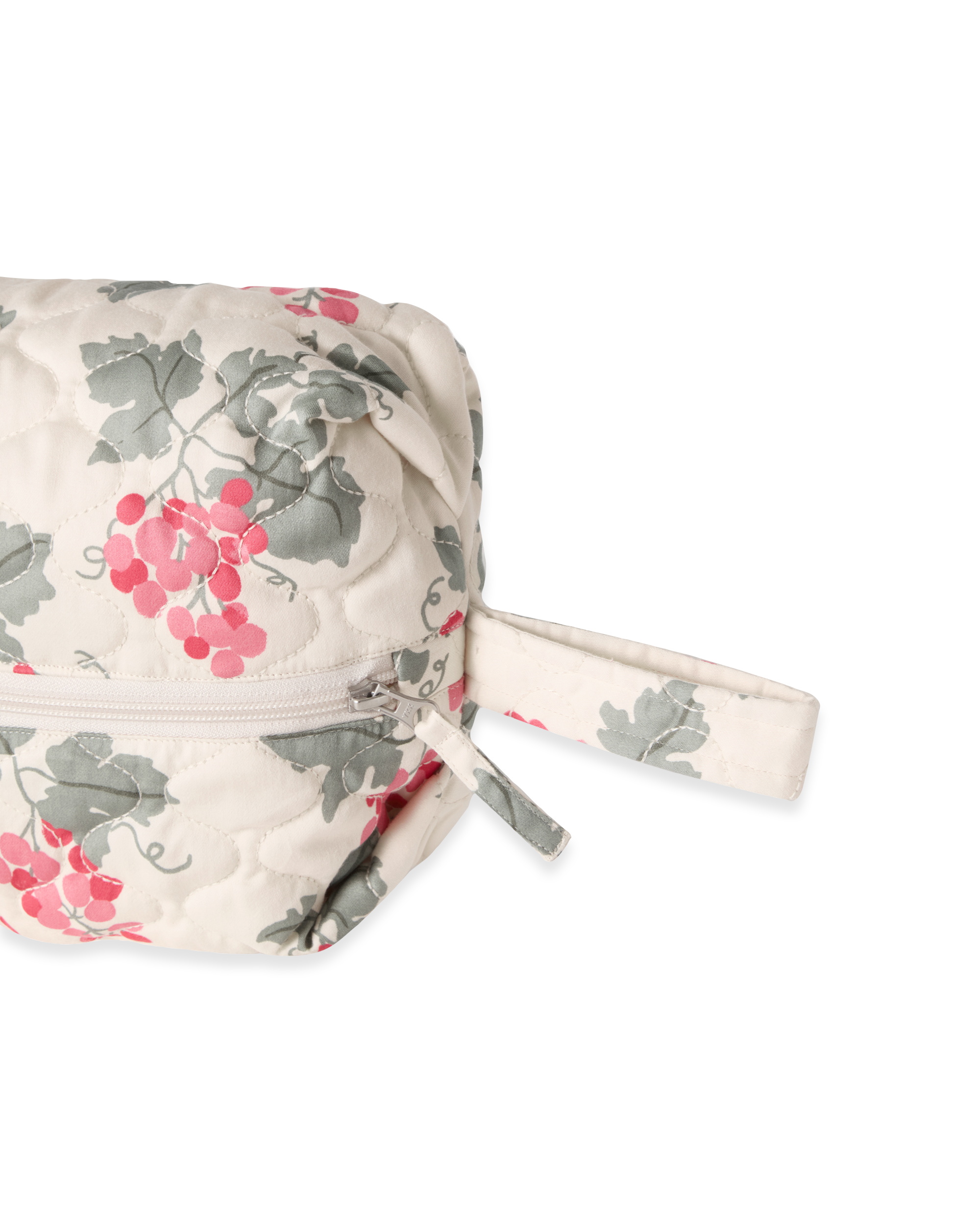  Image of Satin Quilted Toiletry Bag Small
