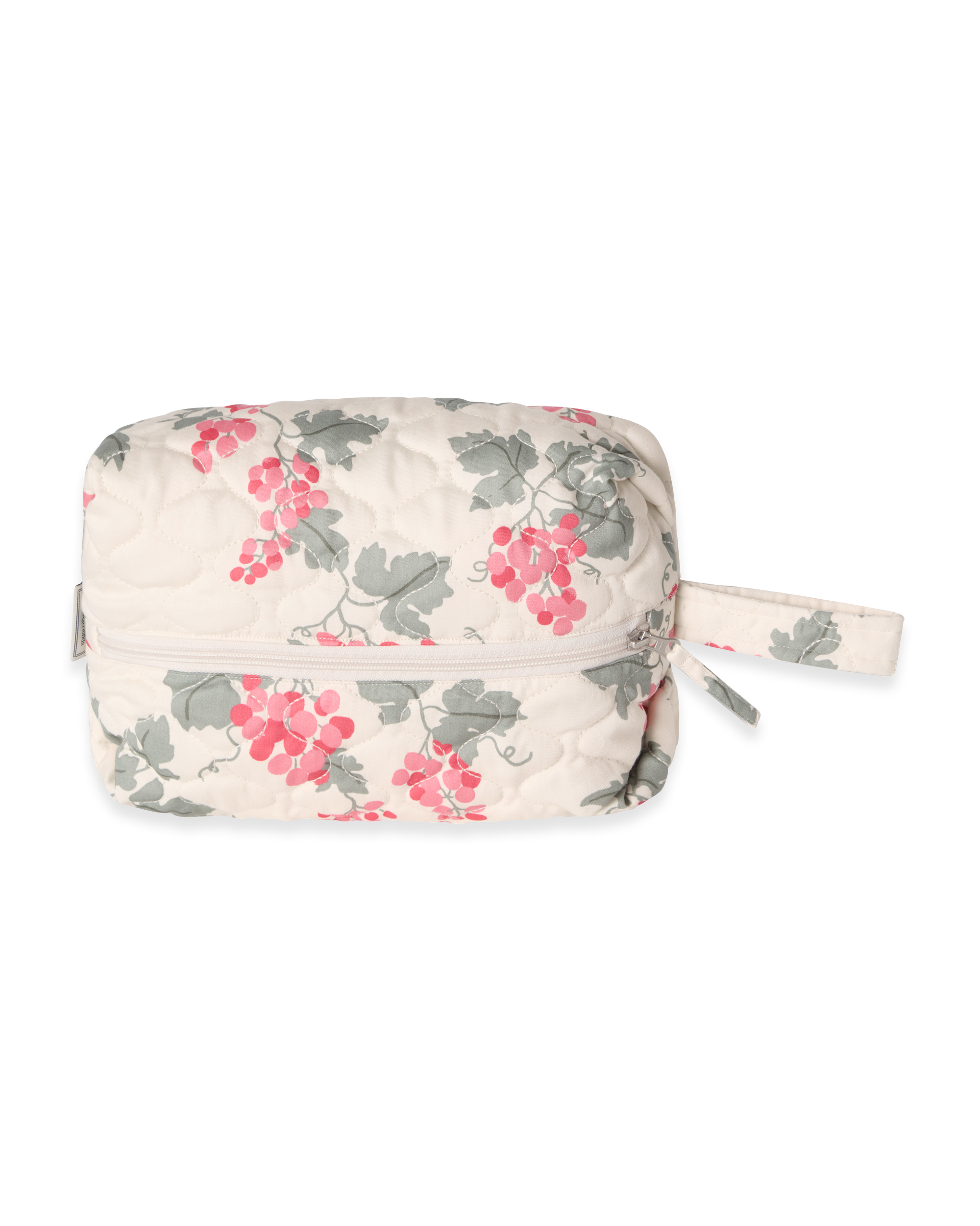  Image of Satin Quilted Toiletry Bag Medium