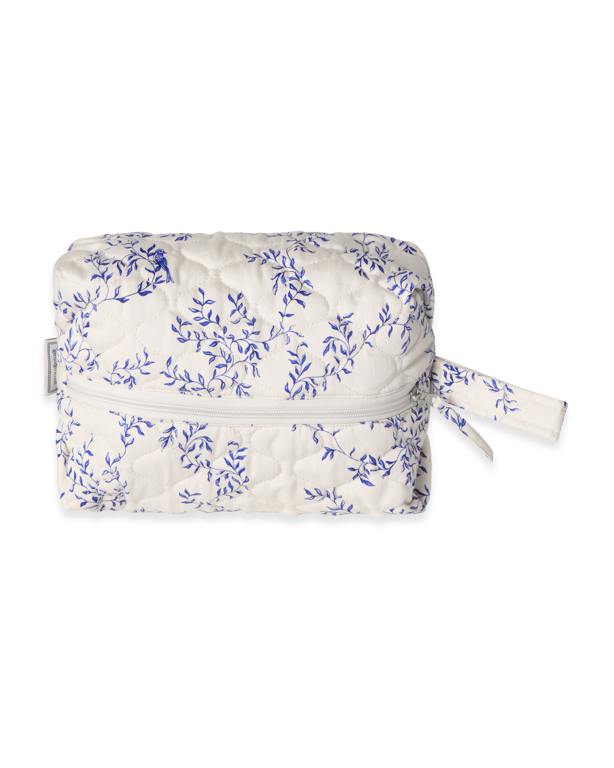  Image of Satin Quilted Toiletry Bag Medium