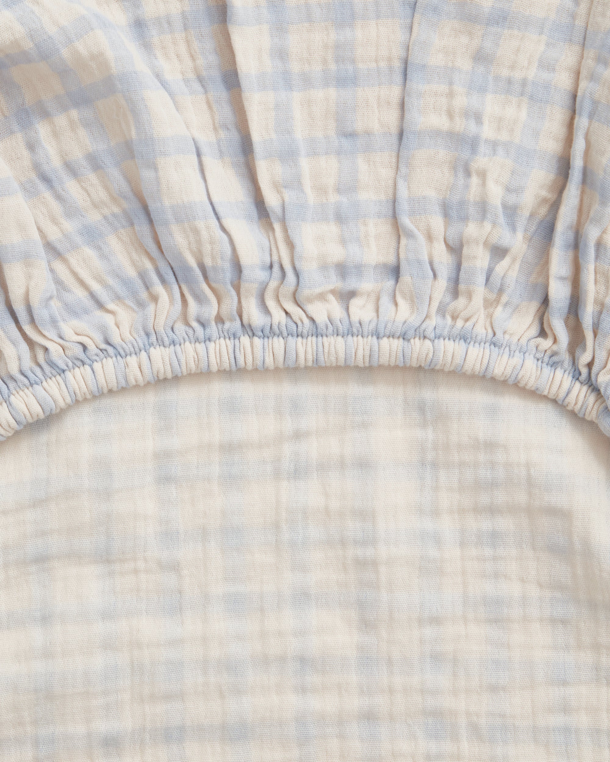  Image of Muslin Fitted Sheet Junior