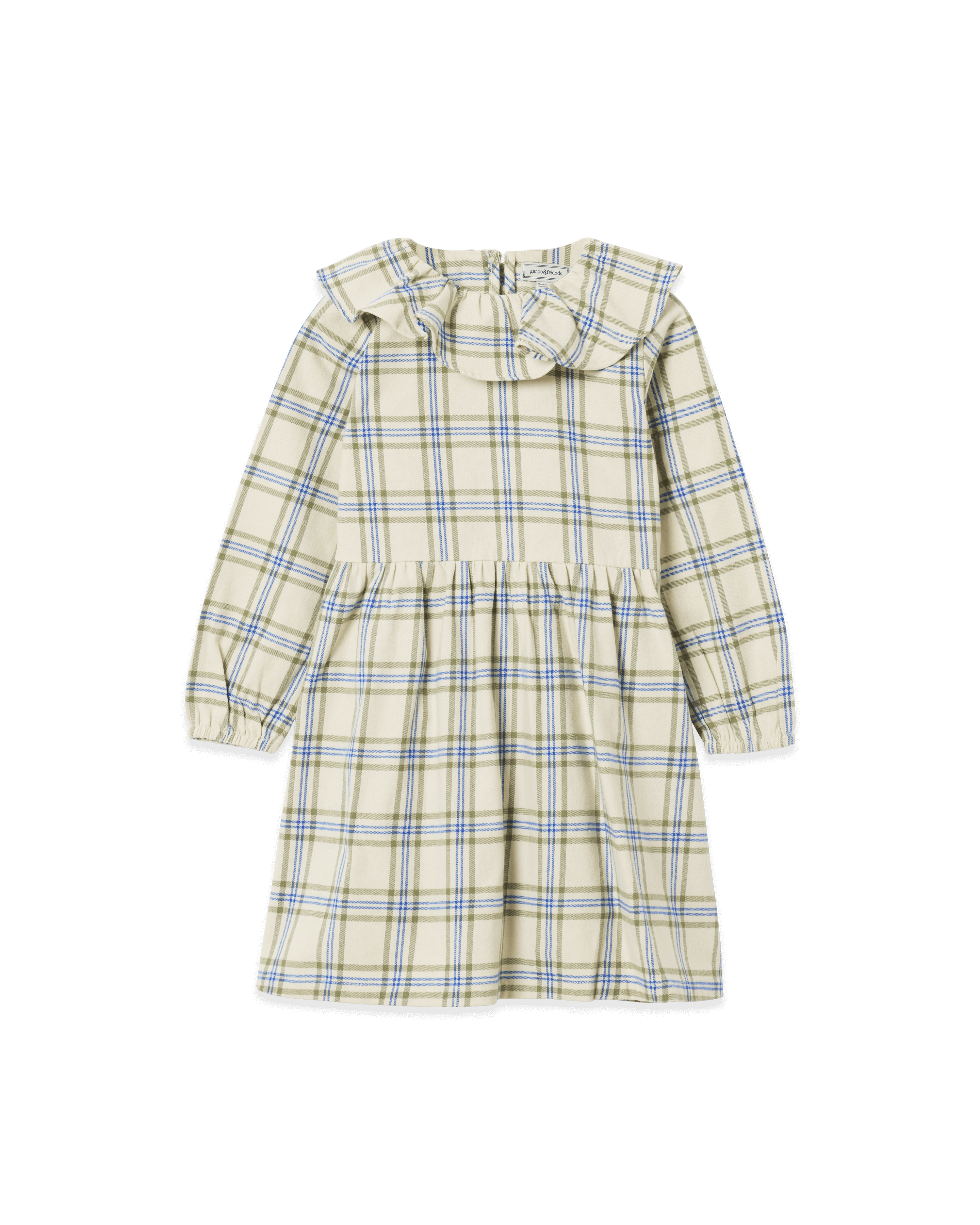  Image of Flannel Long Sleeve Dress