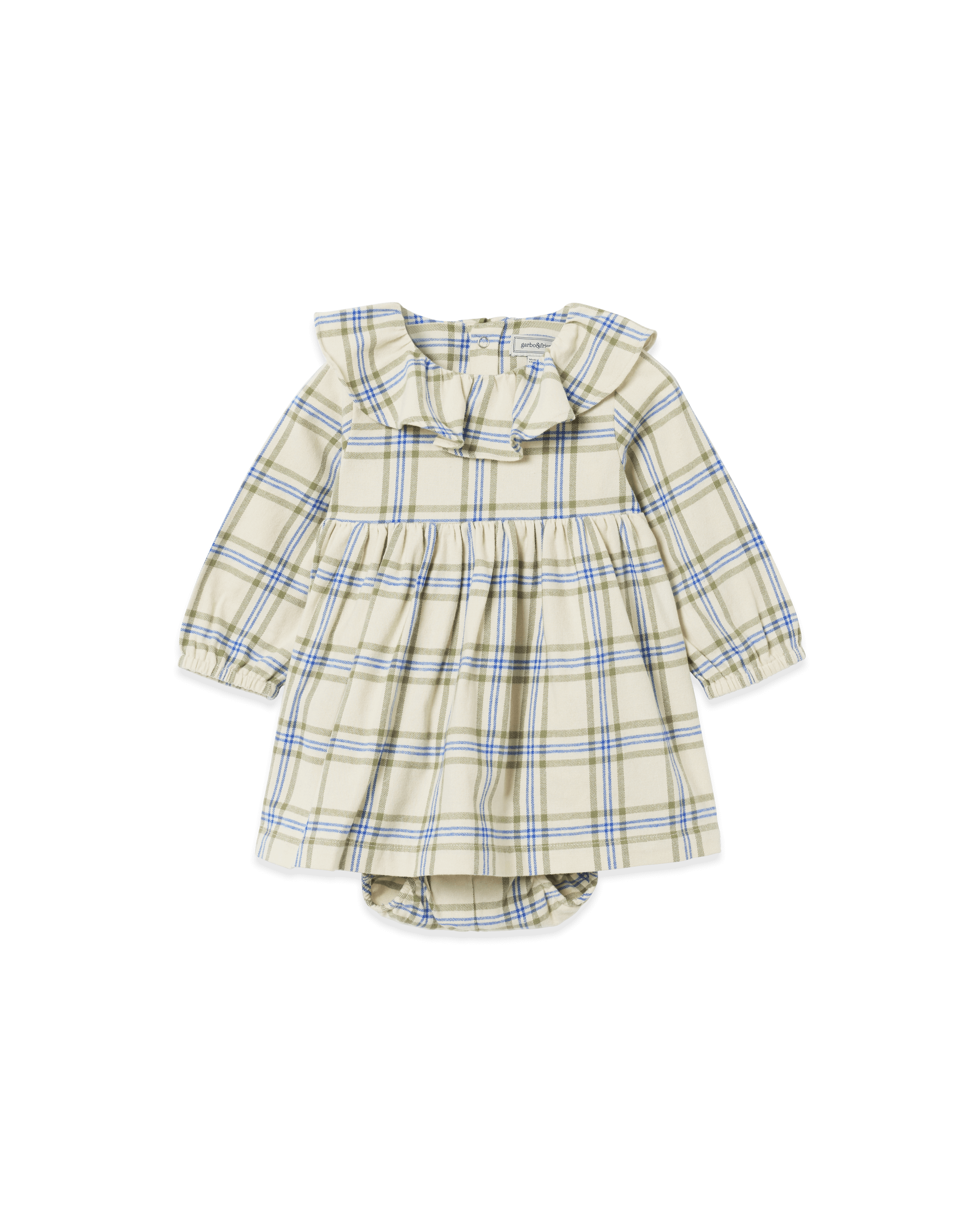  Image of Flannel Romper dress