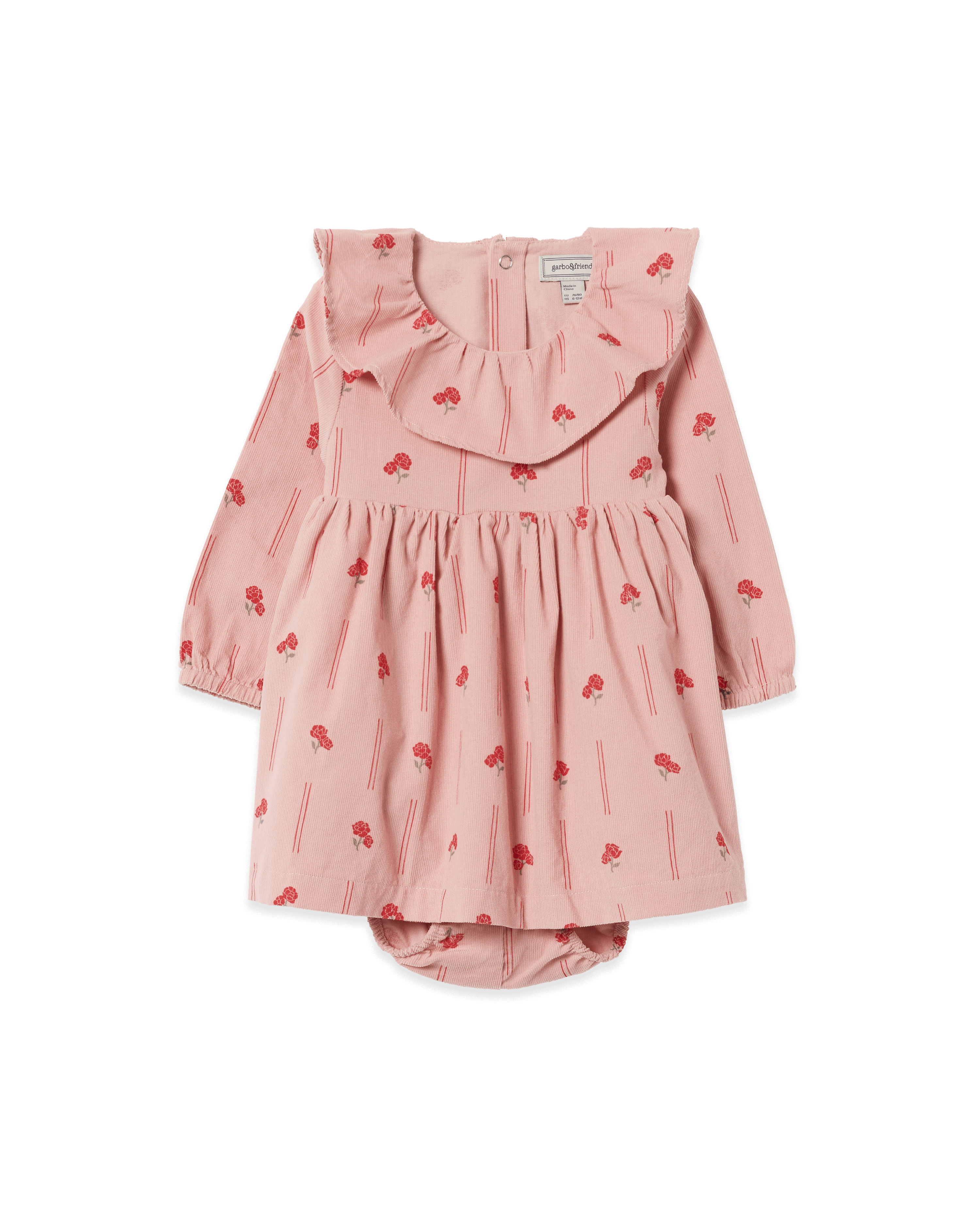  Image of Micro Corduroy Romper Dress Baby