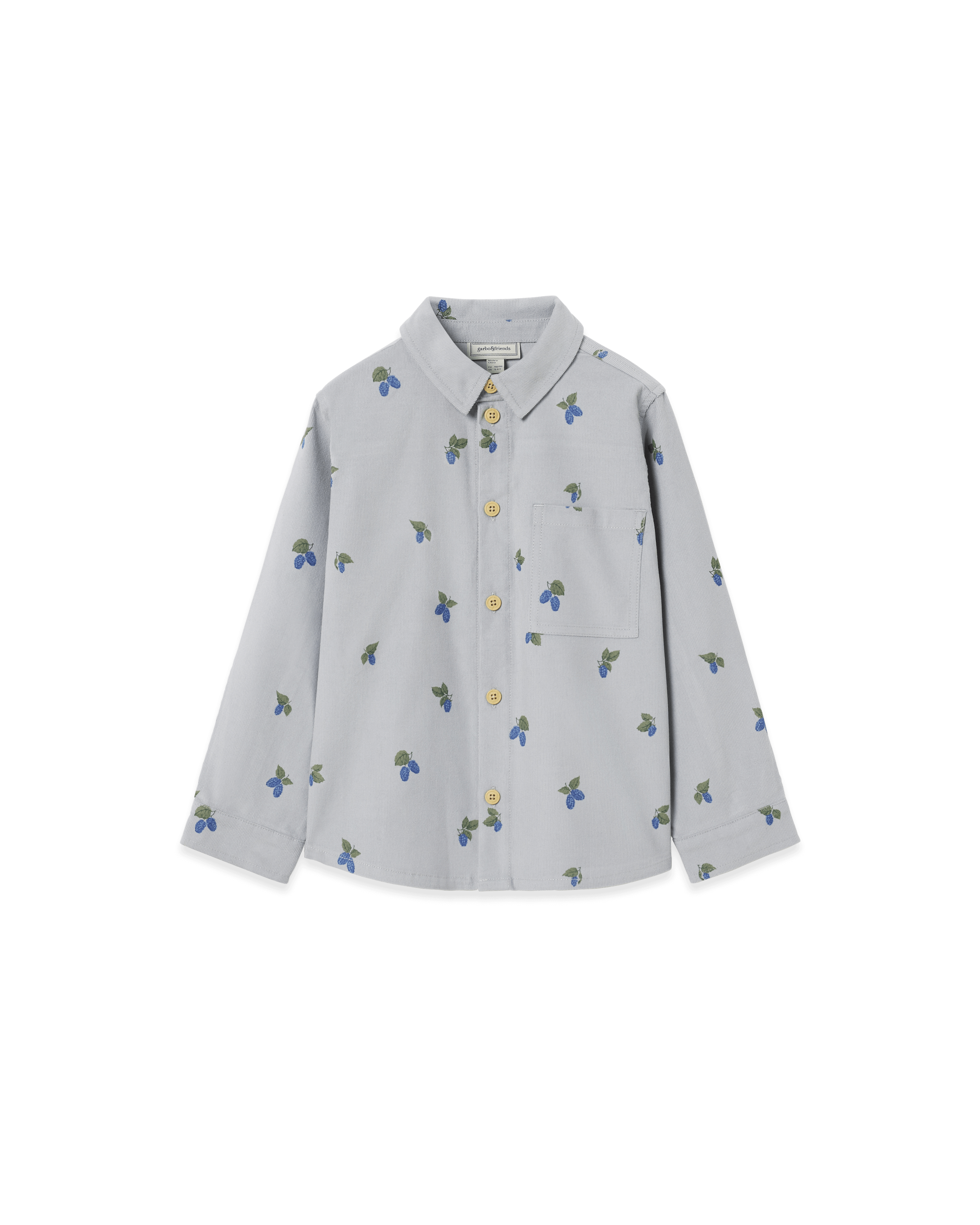  Image of Micro Corduroy Long Sleeve Shirt