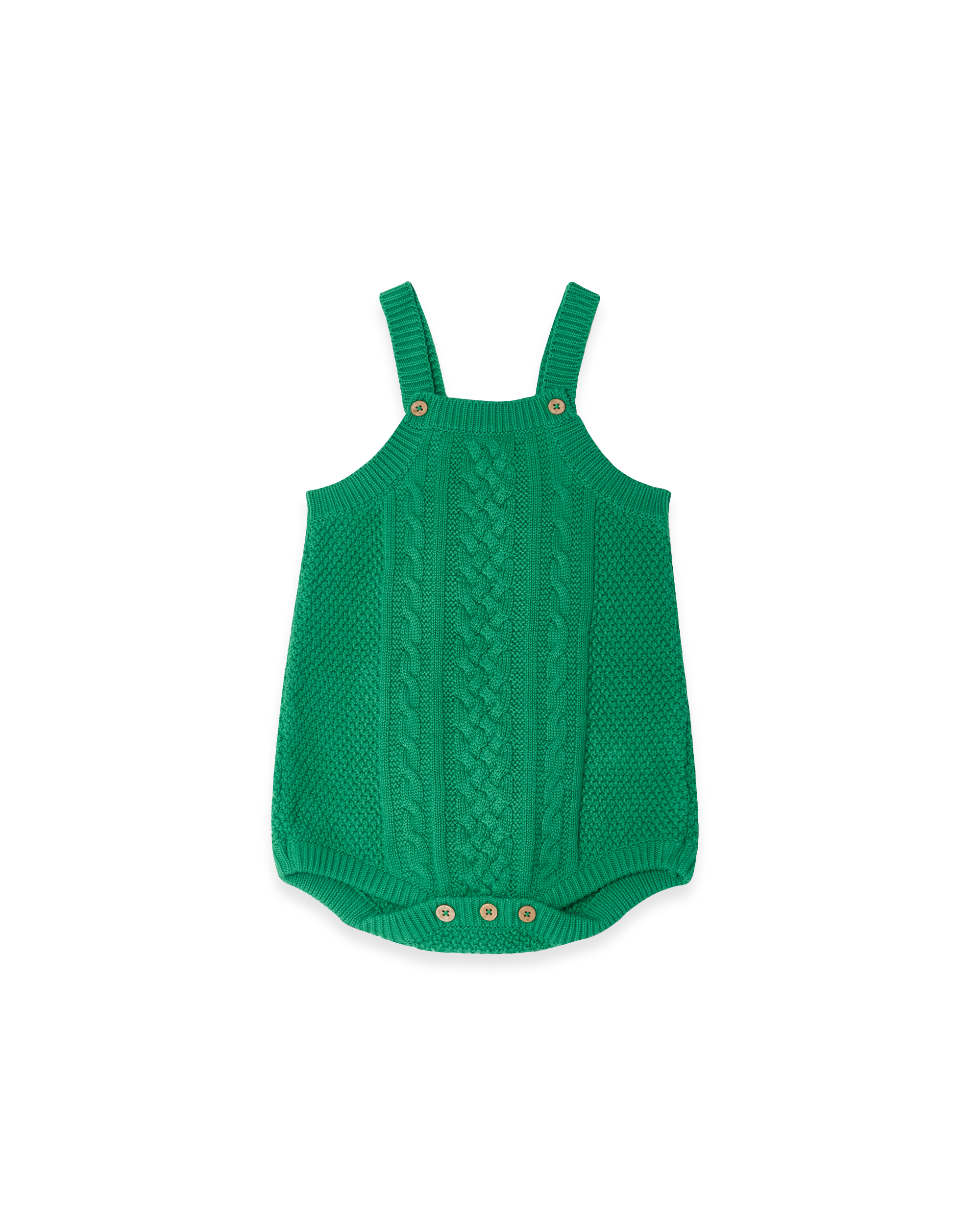  Image of Knitted Cable Romper