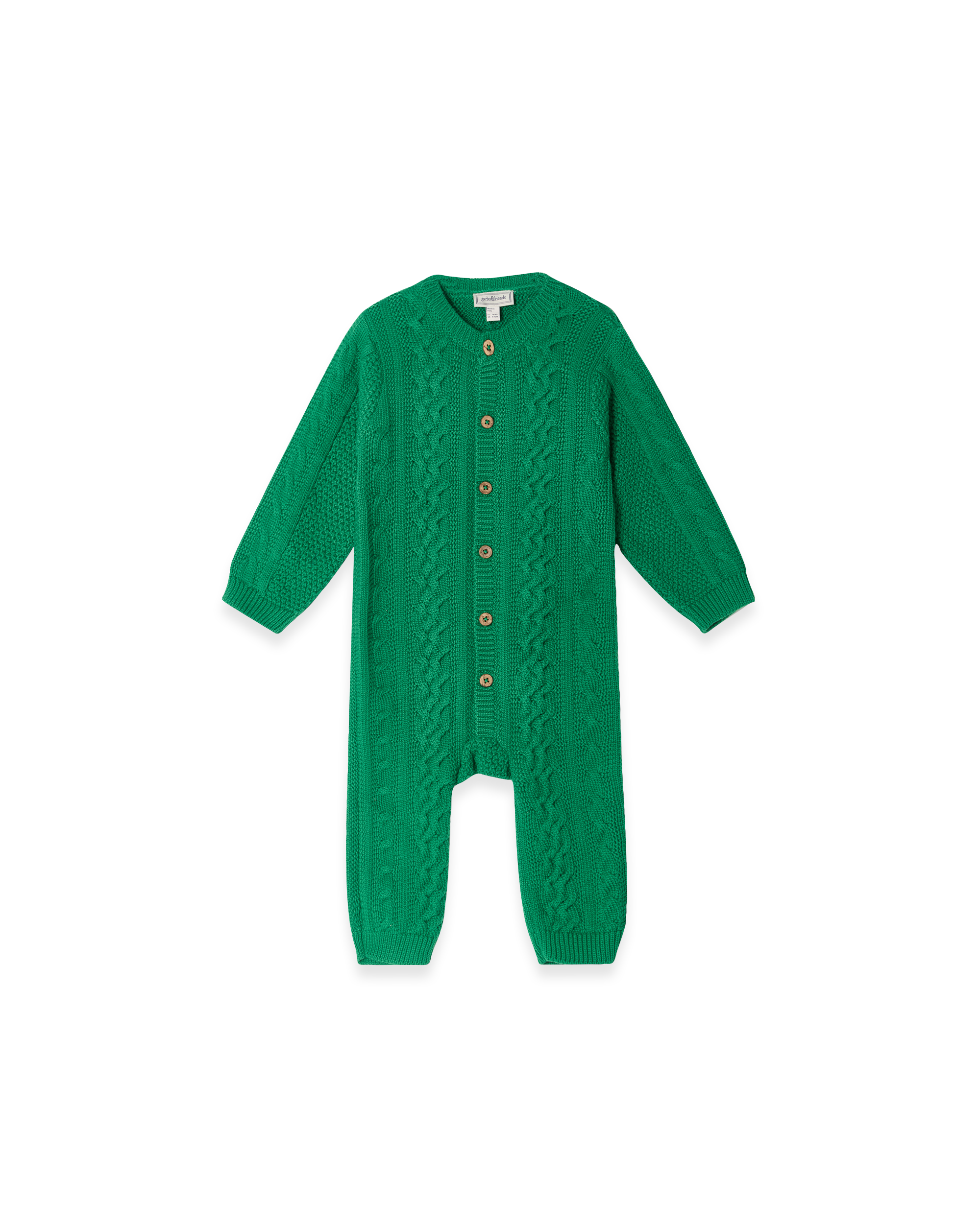  Image of Knitted Cable Onesie