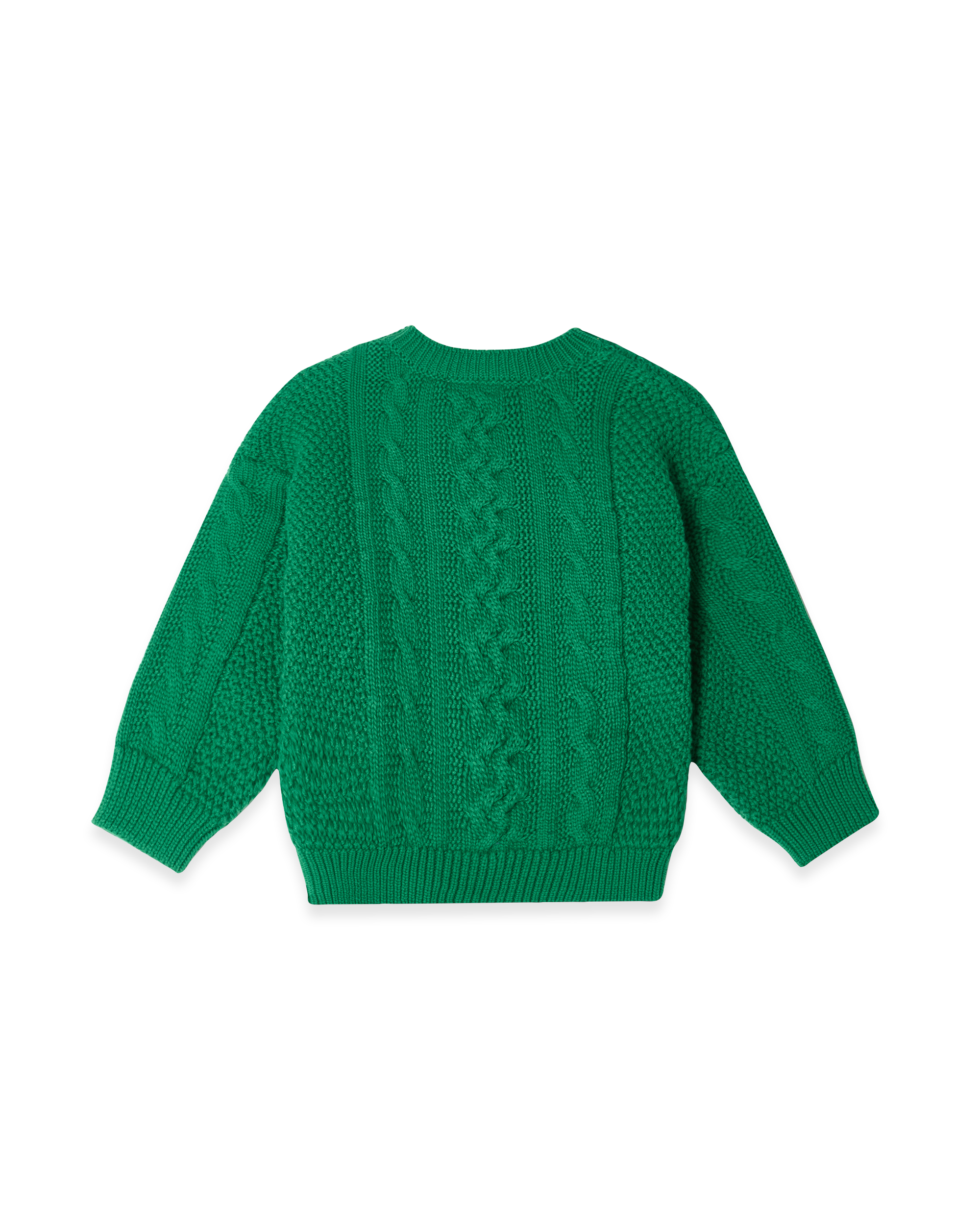 Image of Knitted Cable Sweatshirt