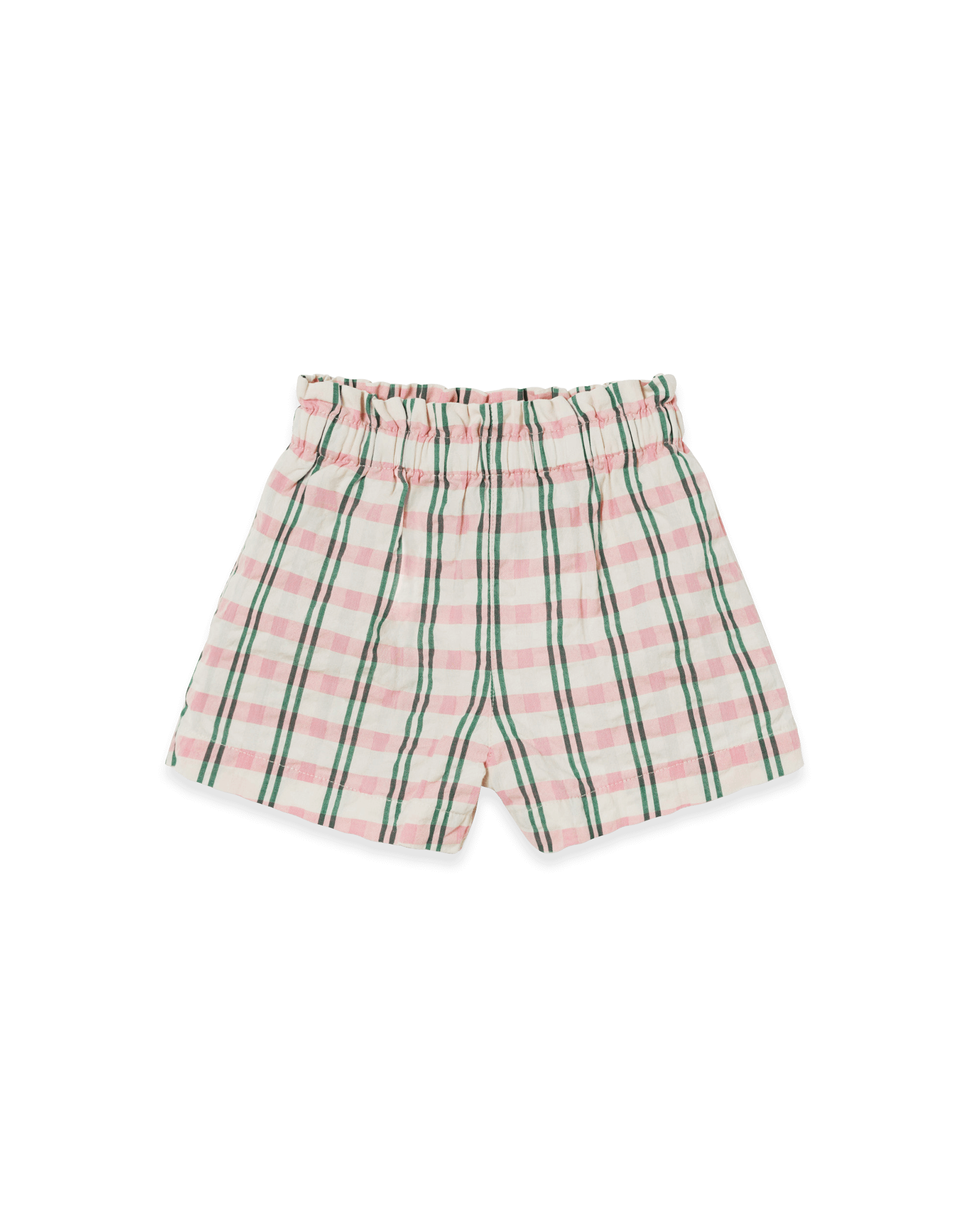  Image of Seersucker Paperbag Shorts