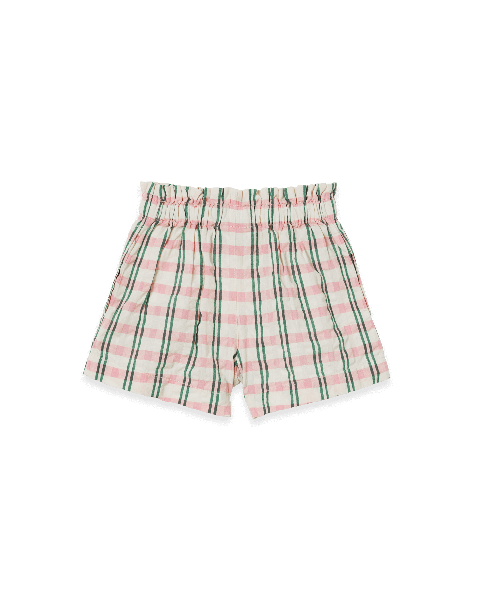  Image of Seersucker Paperbag Shorts