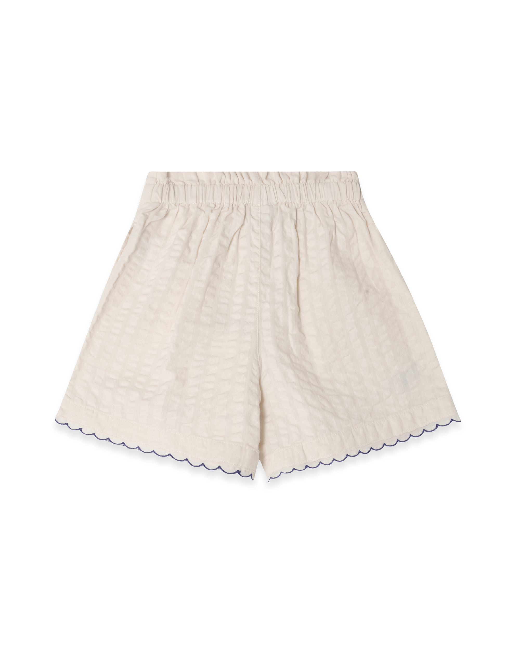  Image of Seersucker Paperbag Shorts
