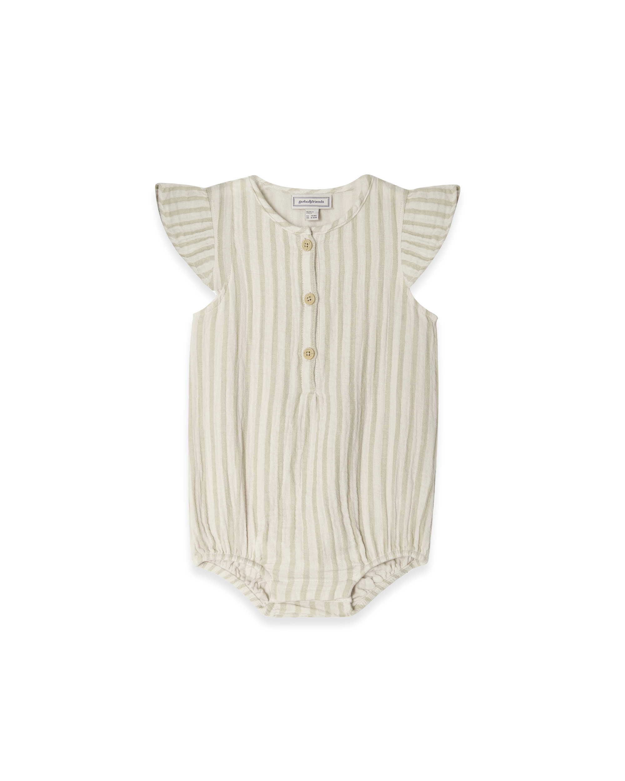  Image of Muslin Frill Romper